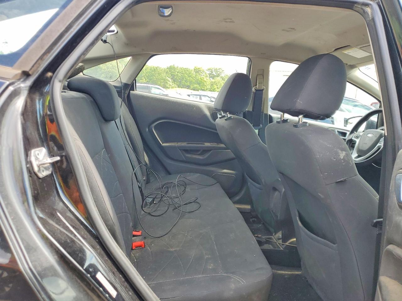2015 Ford Fiesta Se Black vin: 3FADP4BJ0FM133301