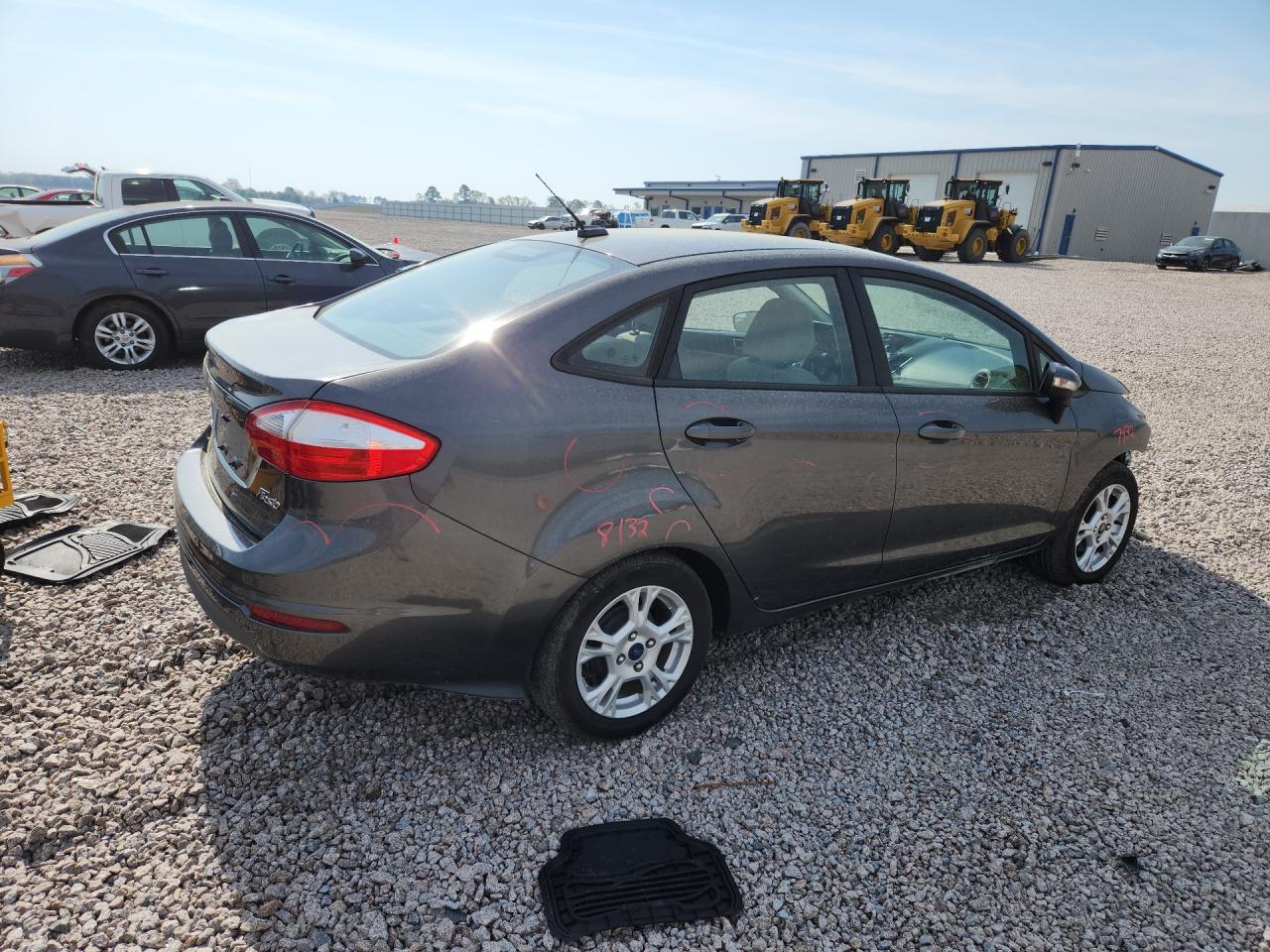 2015 Ford Fiesta Se Gray vin: 3FADP4BJ0FM152401