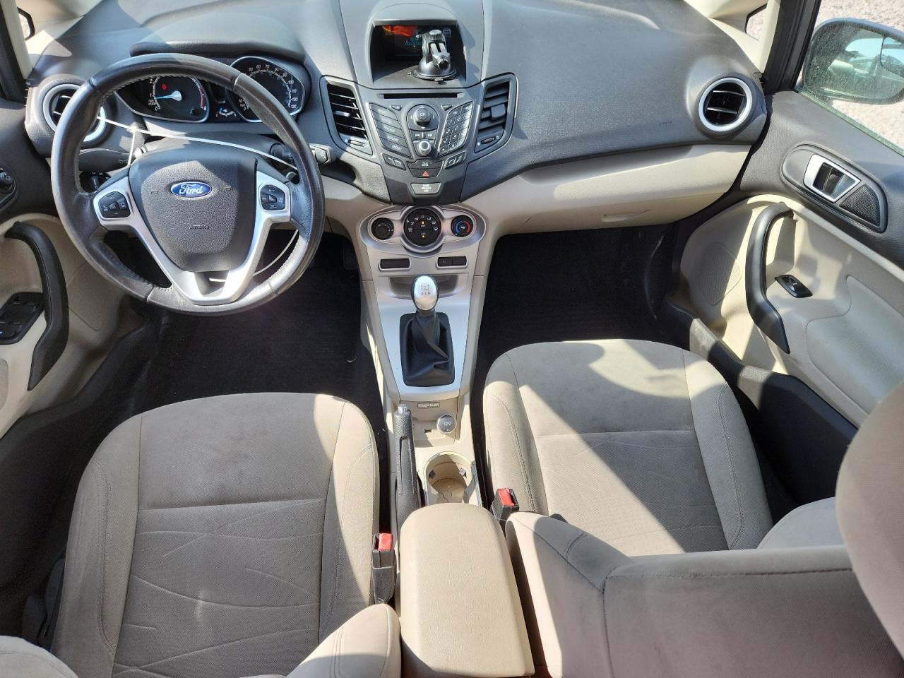 2015 Ford Fiesta Se Gray vin: 3FADP4BJ0FM152401