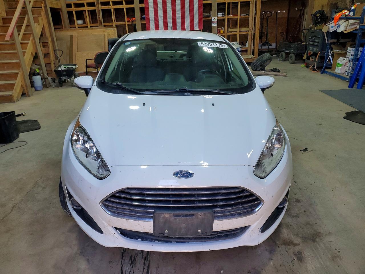 2015 Ford Fiesta Se White vin: 3FADP4BJ0FM176021