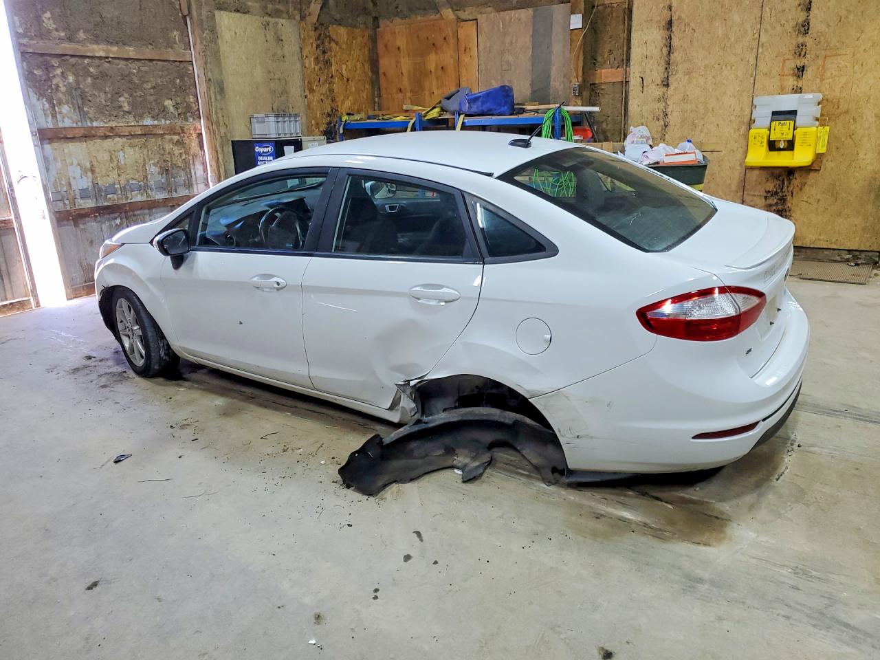 2015 Ford Fiesta Se White vin: 3FADP4BJ0FM176021
