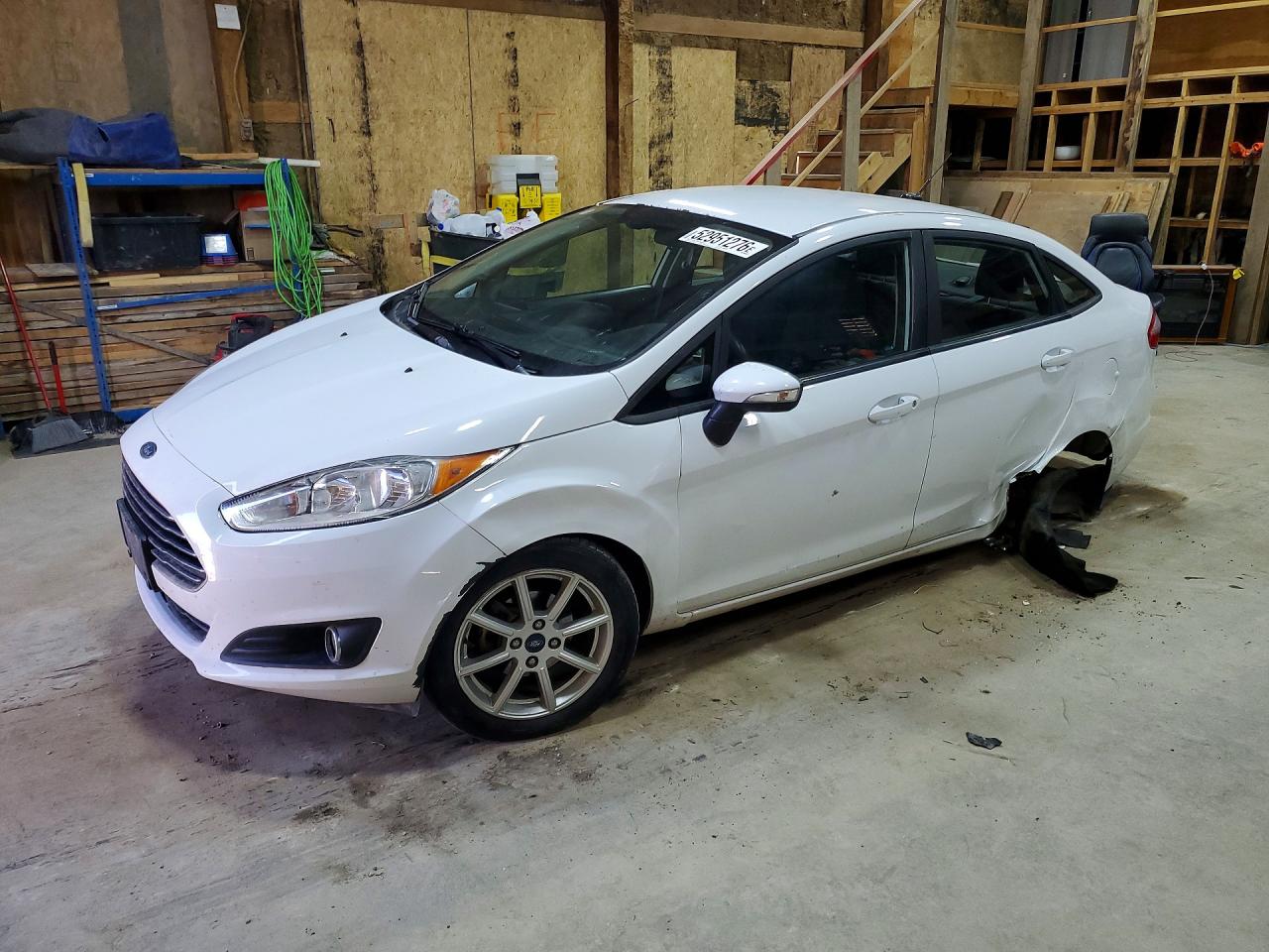2015 Ford Fiesta Se White vin: 3FADP4BJ0FM176021