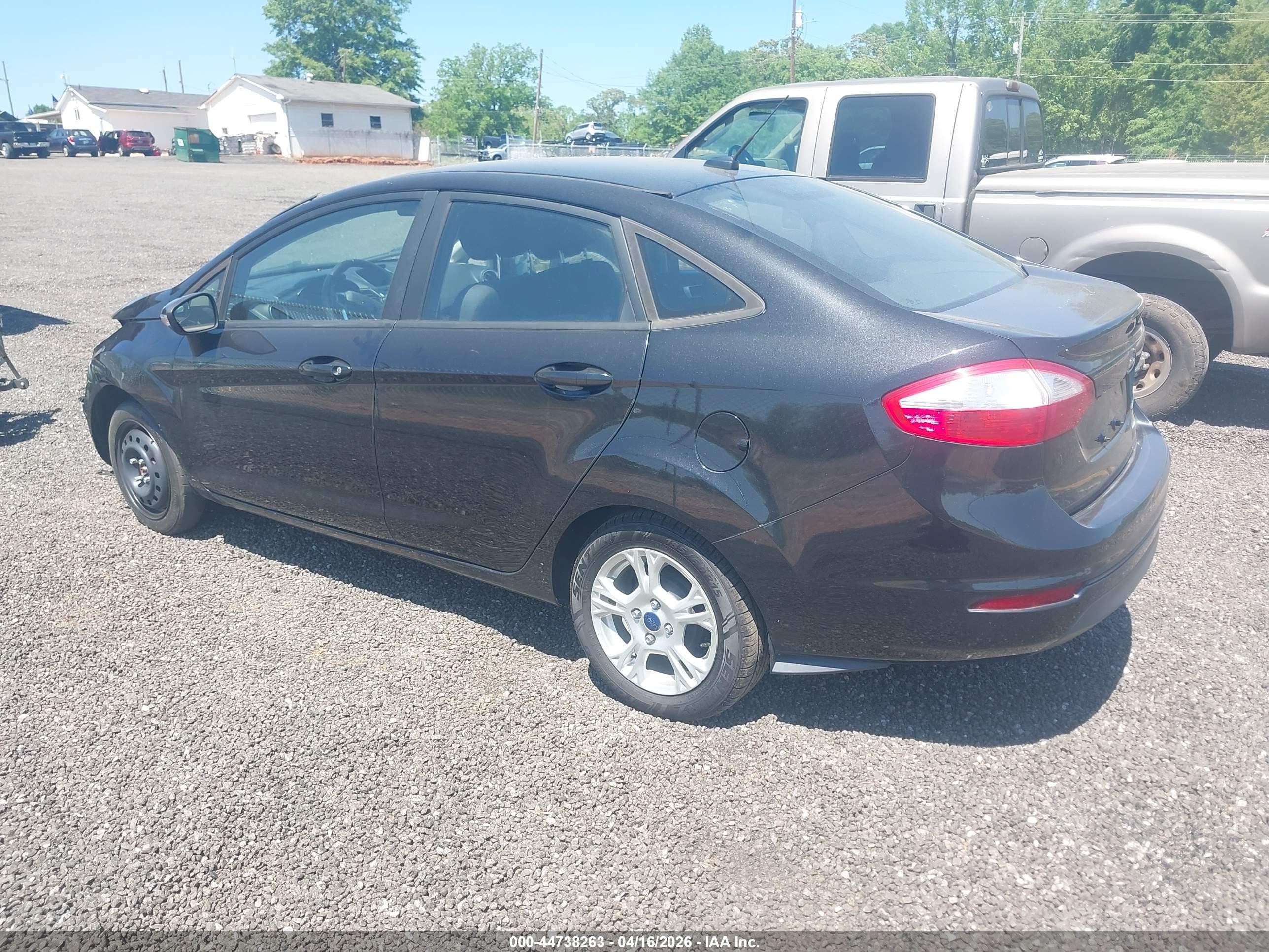 2015 Ford Fiesta Se Black vin: 3FADP4BJ0FM219093