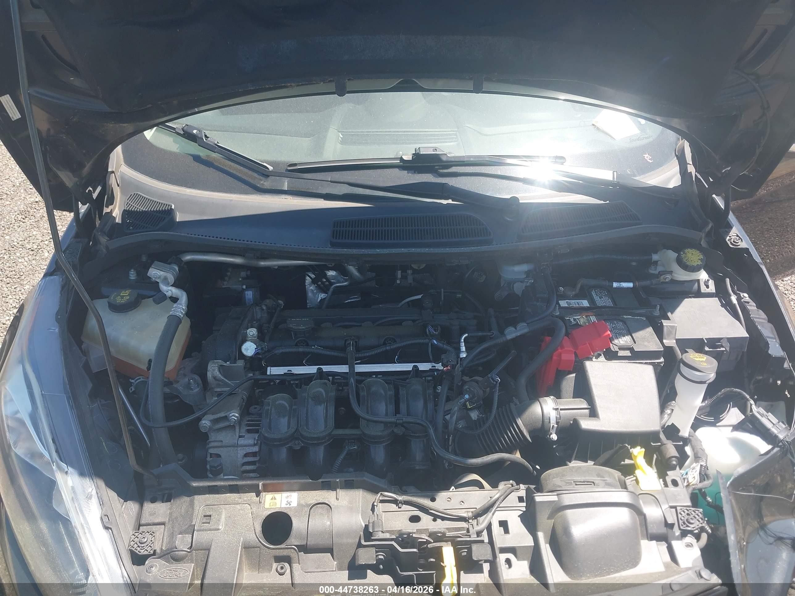 2015 Ford Fiesta Se Black vin: 3FADP4BJ0FM219093