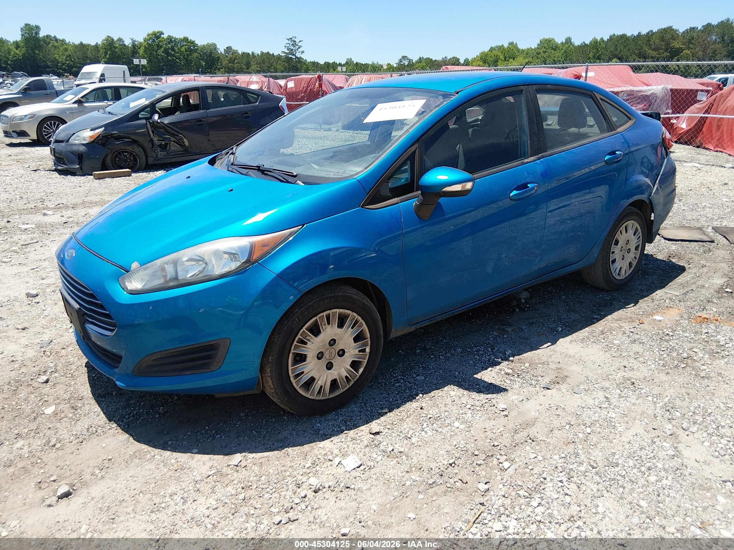 2015 Ford Fiesta Se Blue vin: 3FADP4BJ0FM219739