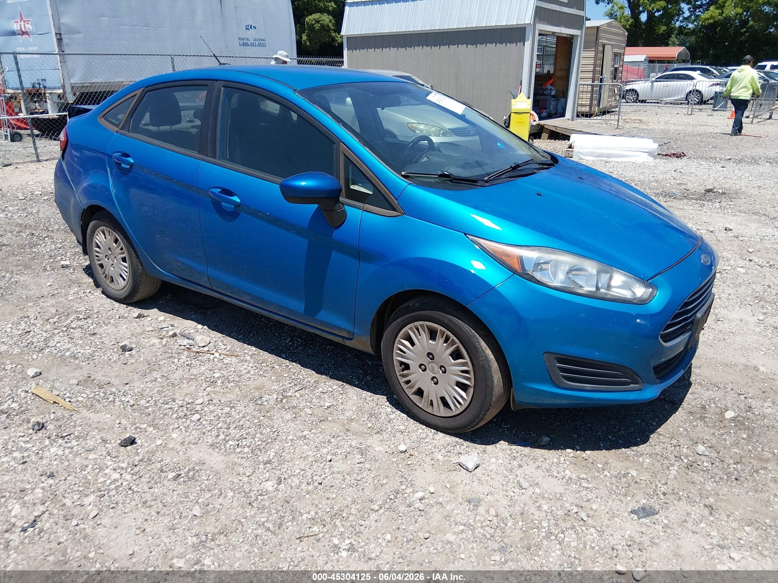 2015 Ford Fiesta Se Blue vin: 3FADP4BJ0FM219739