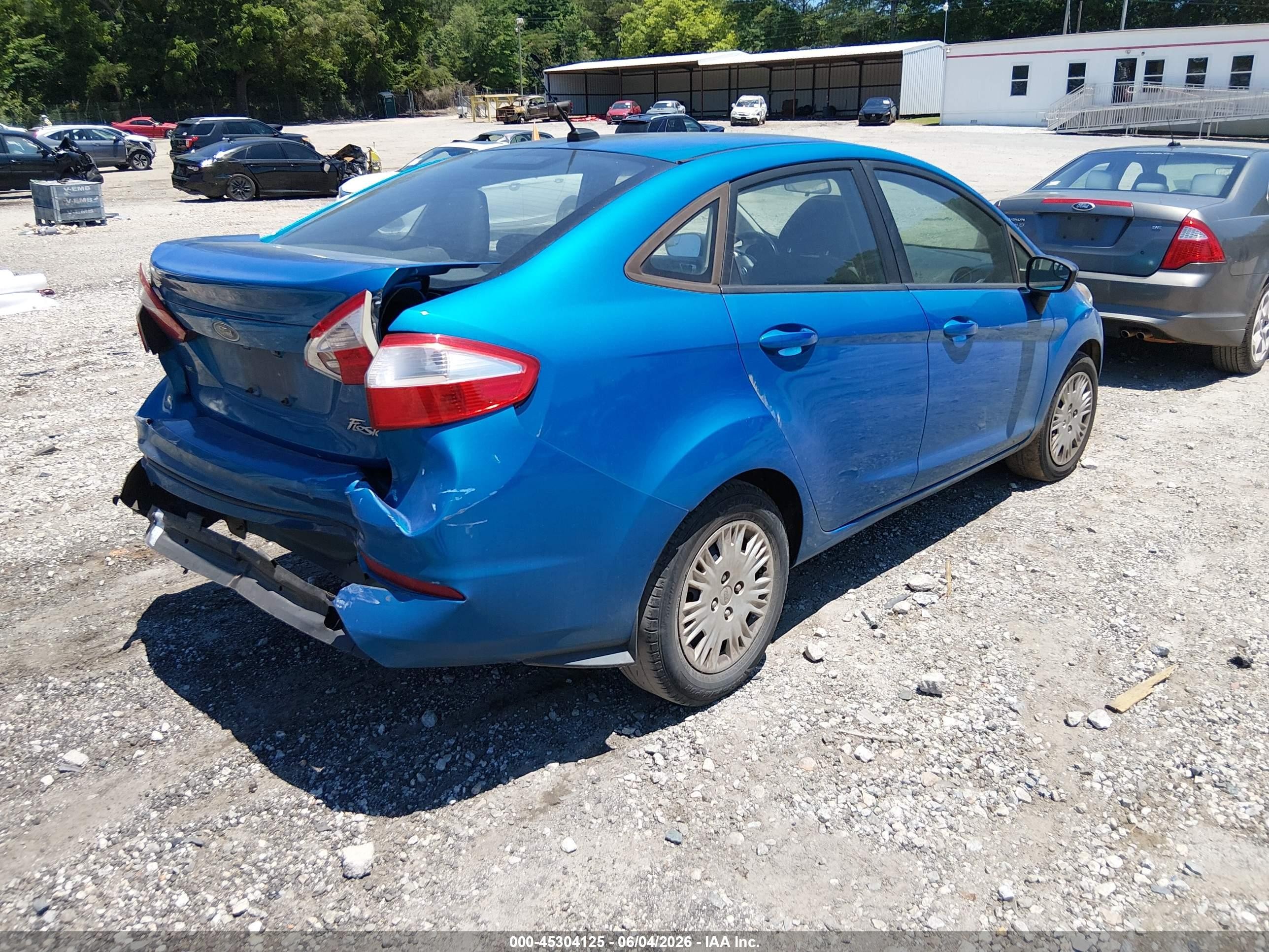 2015 Ford Fiesta Se Blue vin: 3FADP4BJ0FM219739