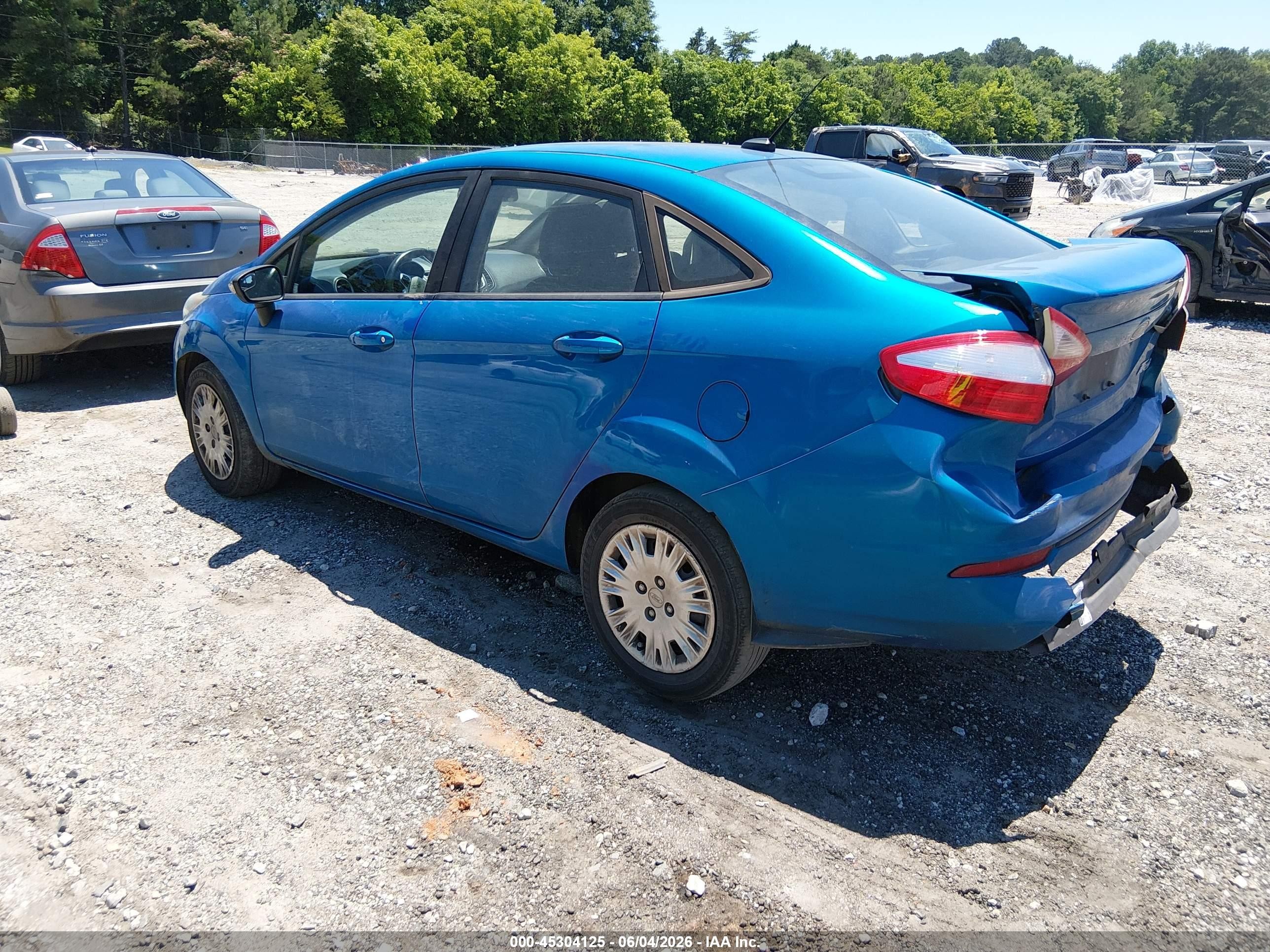 2015 Ford Fiesta Se Blue vin: 3FADP4BJ0FM219739