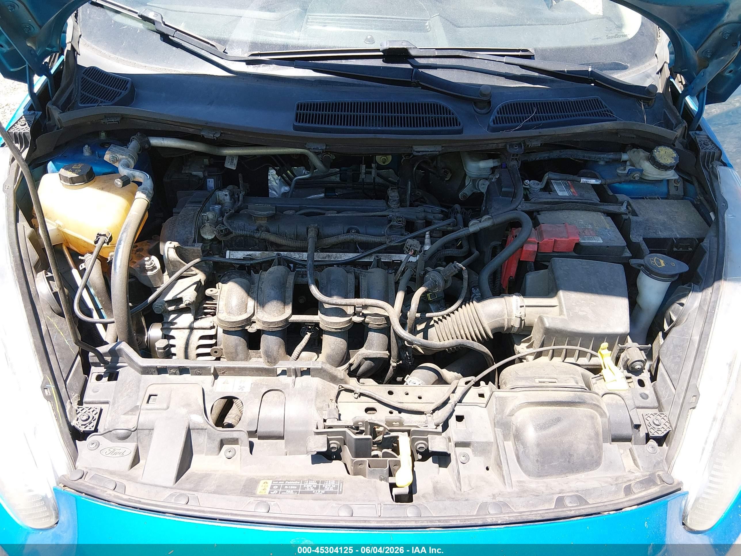 2015 Ford Fiesta Se Blue vin: 3FADP4BJ0FM219739