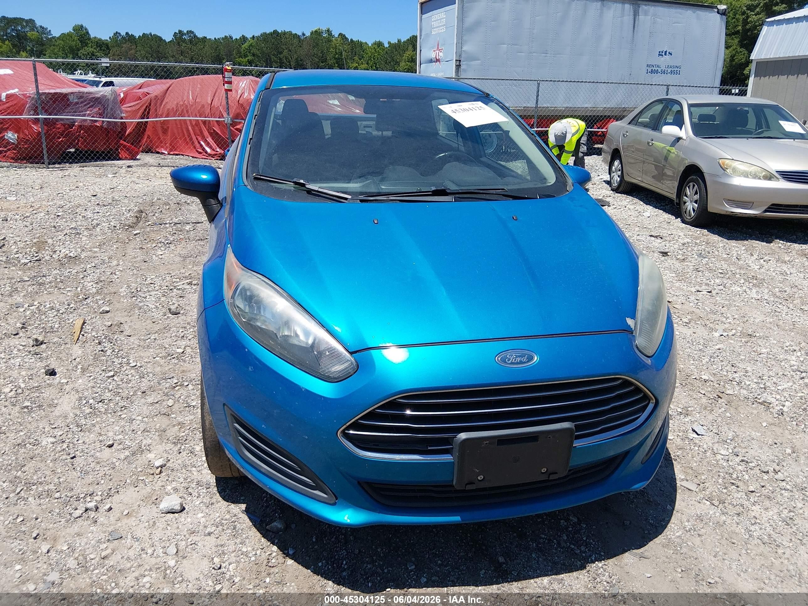 2015 Ford Fiesta Se Blue vin: 3FADP4BJ0FM219739