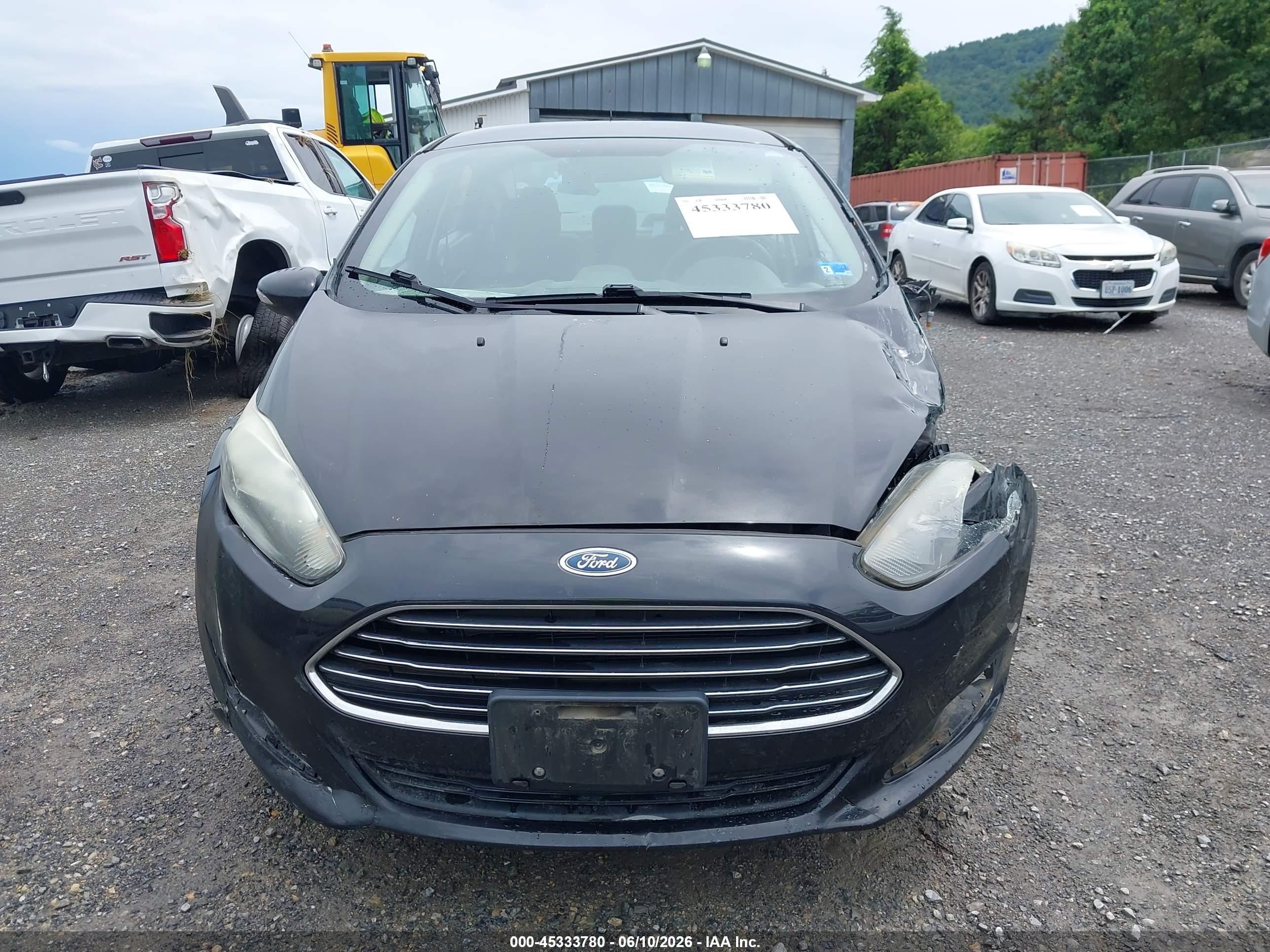 2015 Ford Fiesta Se Black vin: 3FADP4BJ0FM219756