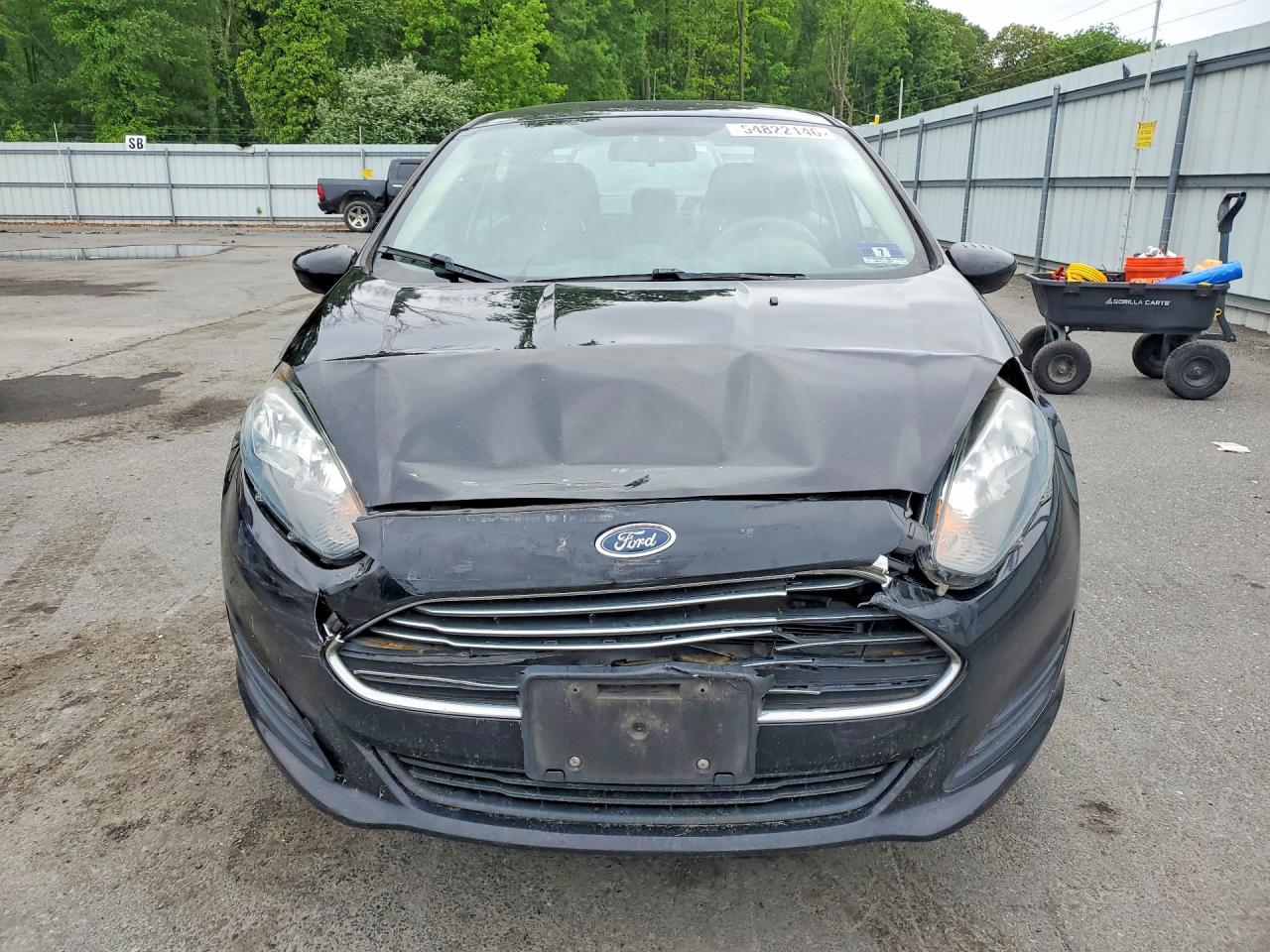 2019 Ford Fiesta Se Black vin: 3FADP4BJ0KM131350