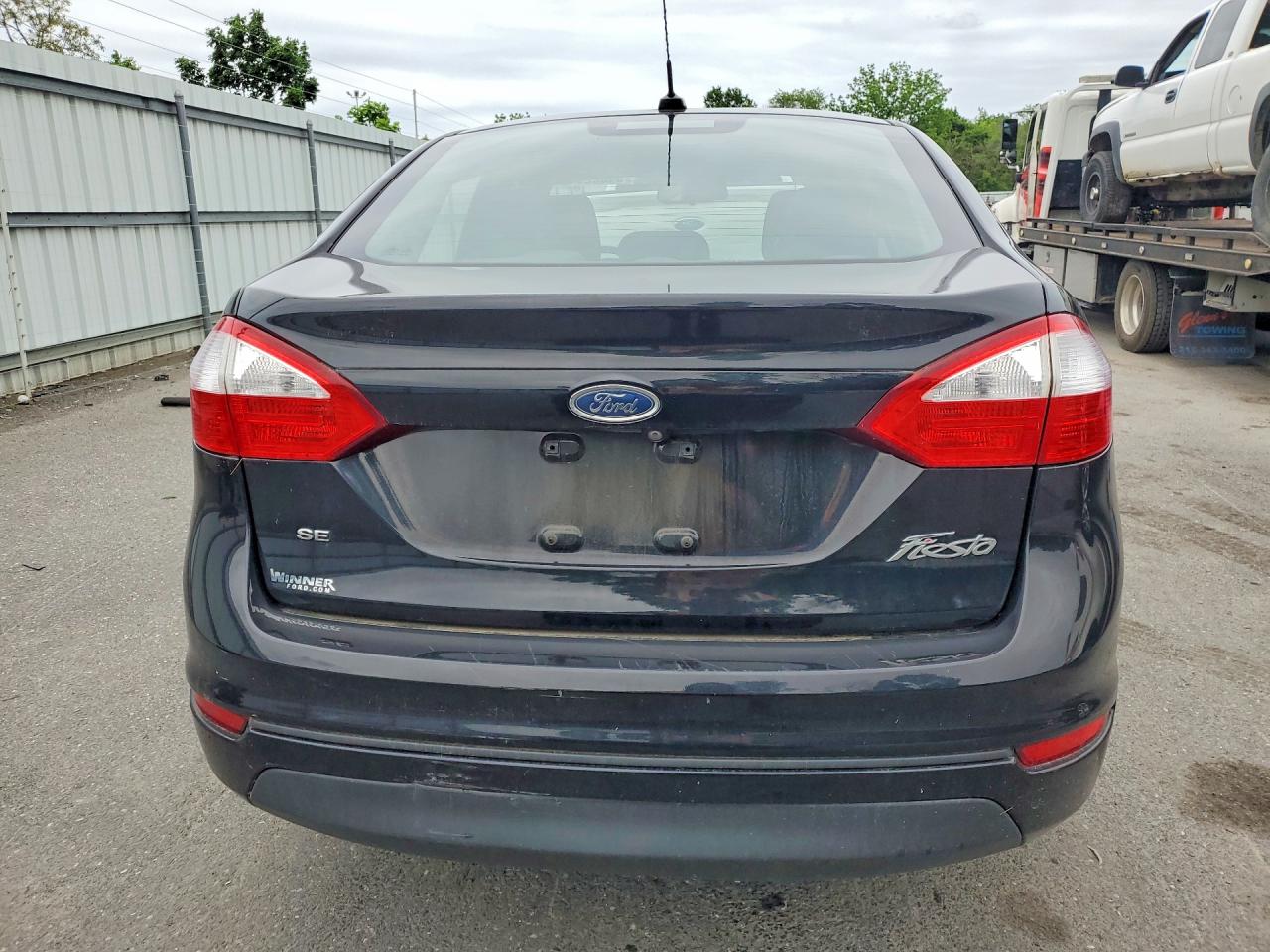 2019 Ford Fiesta Se Black vin: 3FADP4BJ0KM131350