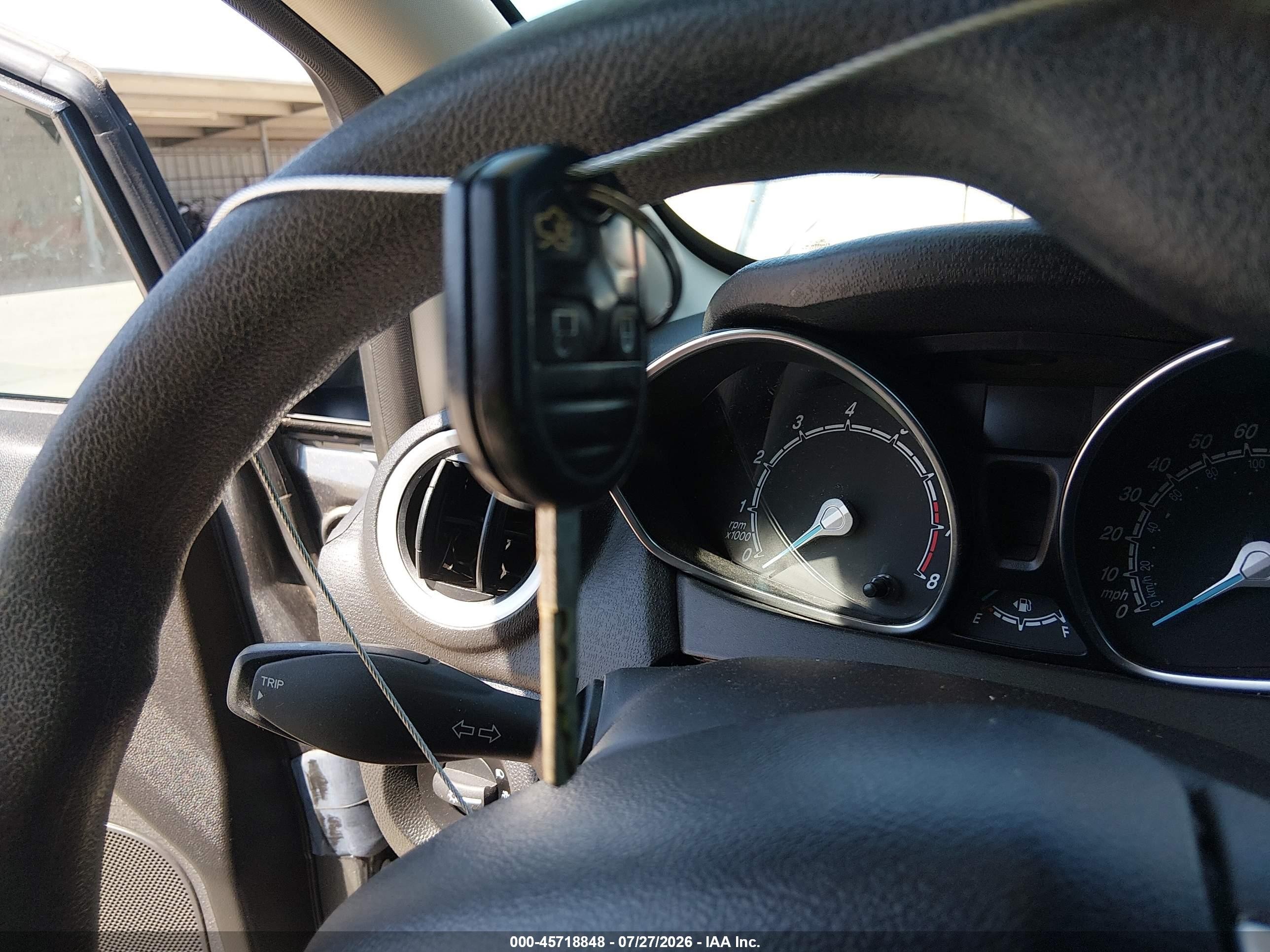 2019 Ford Fiesta Se Gray vin: 3FADP4BJ0KM157981