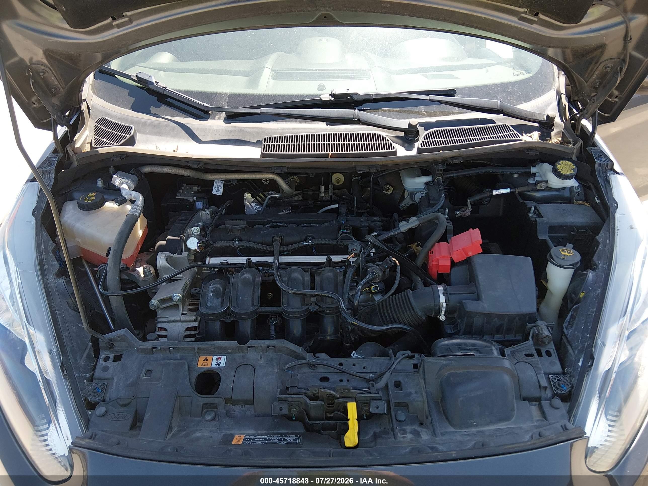 2019 Ford Fiesta Se Gray vin: 3FADP4BJ0KM157981