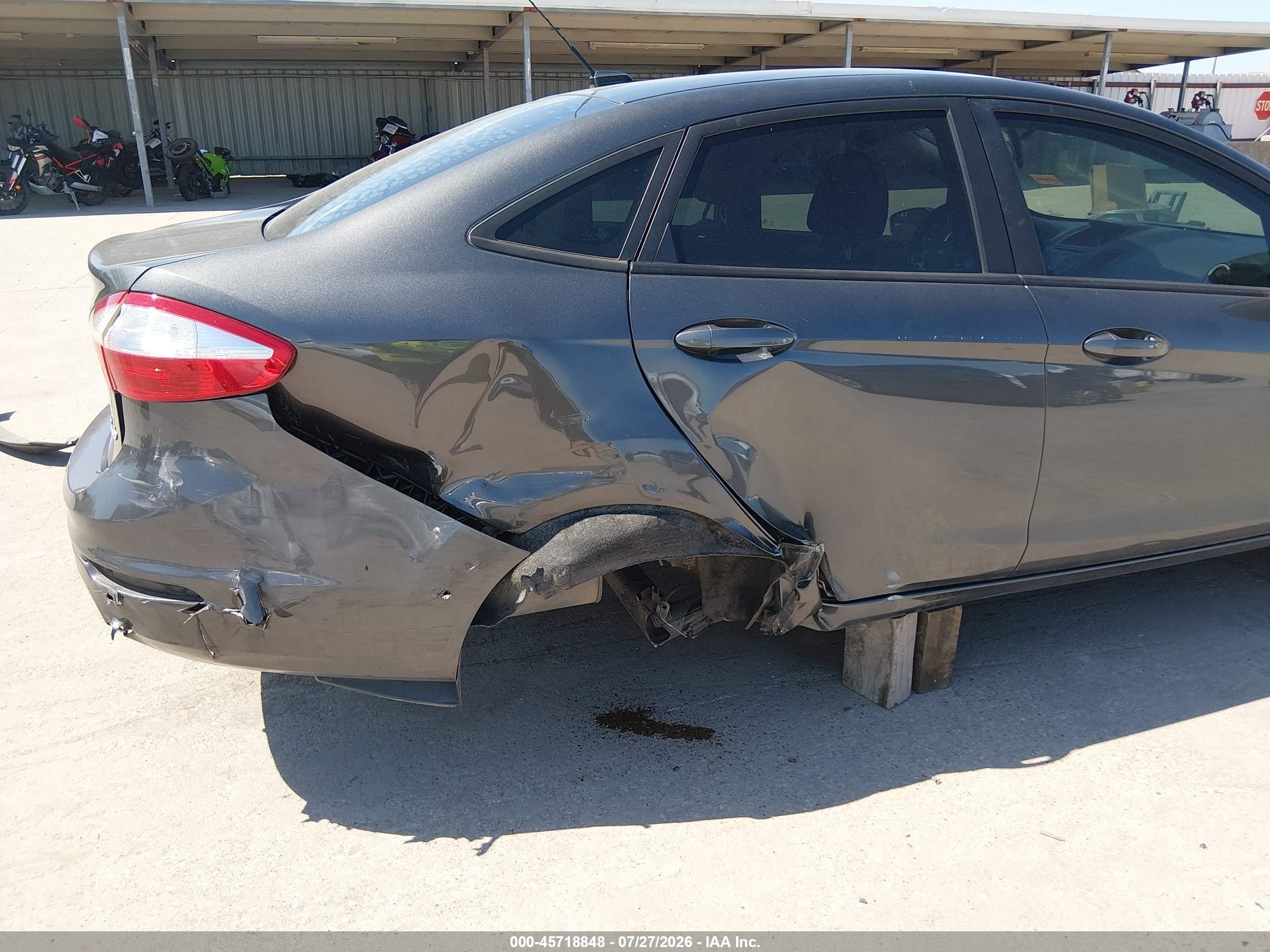2019 Ford Fiesta Se Gray vin: 3FADP4BJ0KM157981