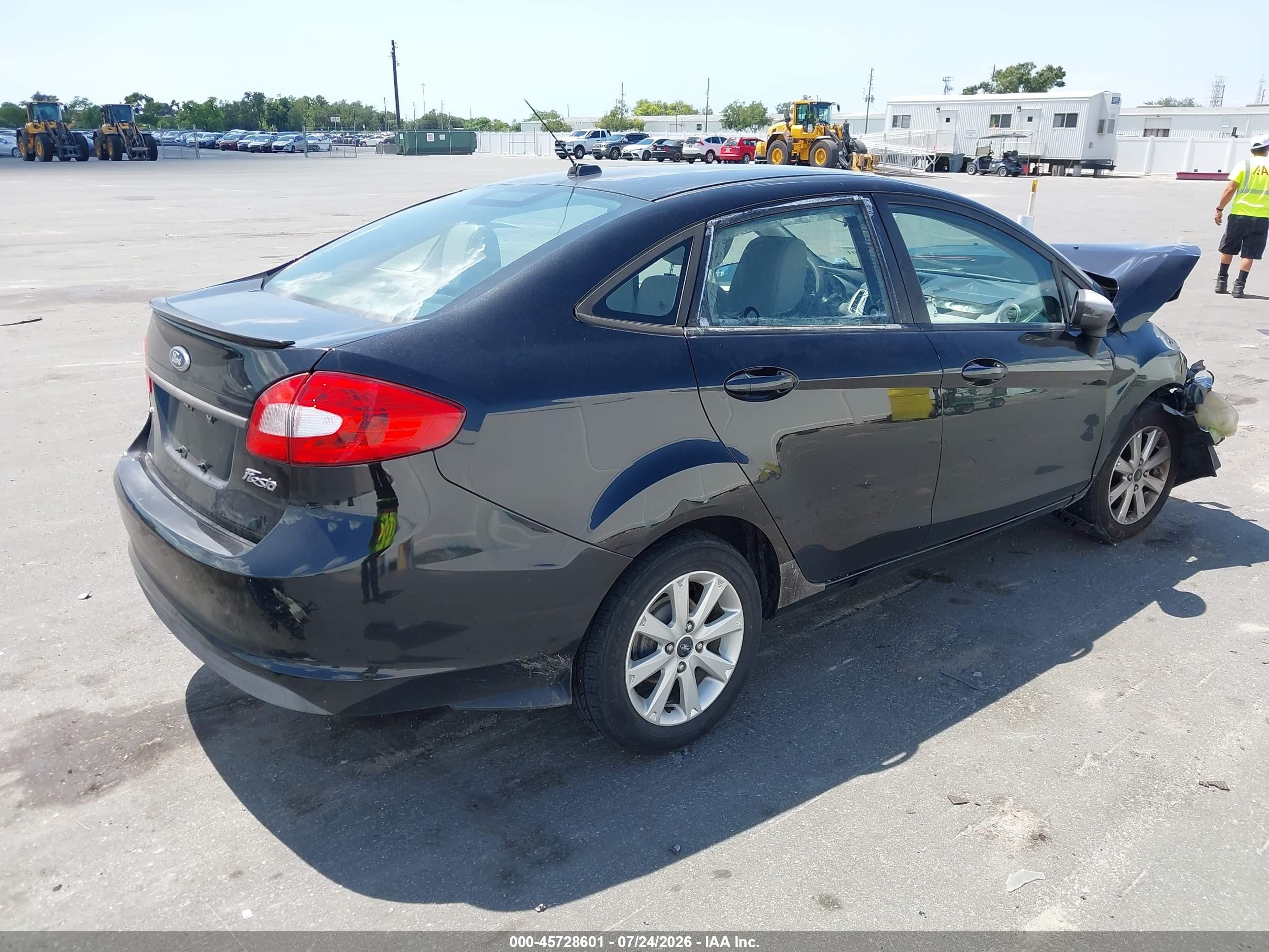 2011 Ford Fiesta Se Black vin: 3FADP4BJ1BM111155