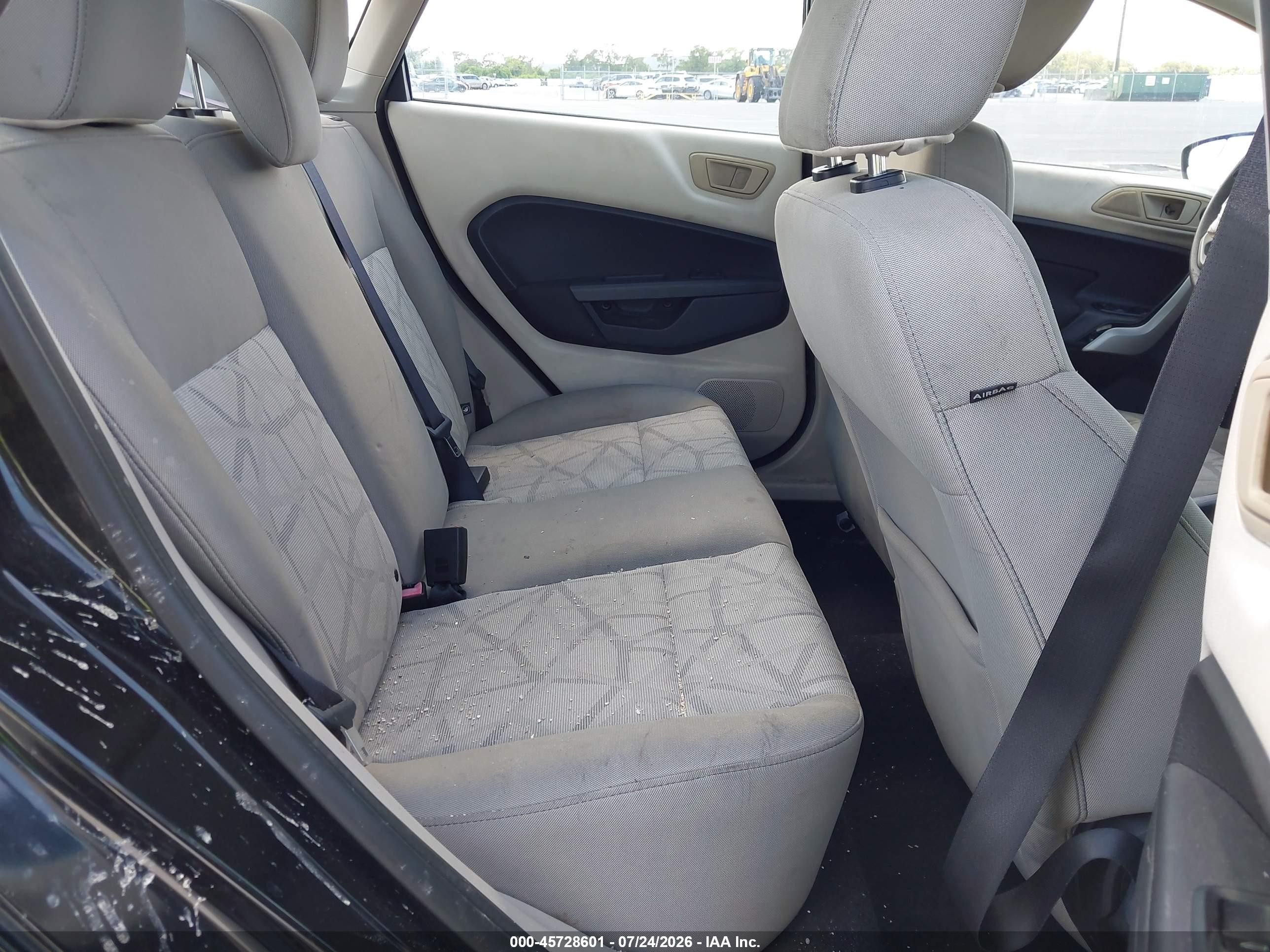 2011 Ford Fiesta Se Black vin: 3FADP4BJ1BM111155