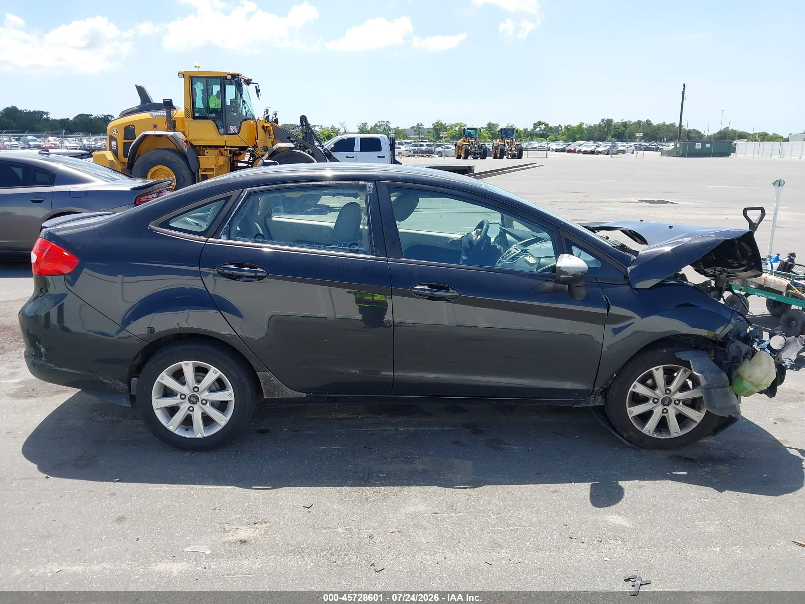 2011 Ford Fiesta Se Black vin: 3FADP4BJ1BM111155