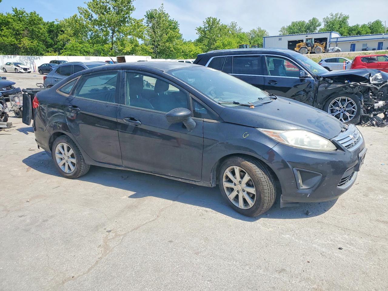 2011 Ford Fiesta Se Black vin: 3FADP4BJ1BM116601