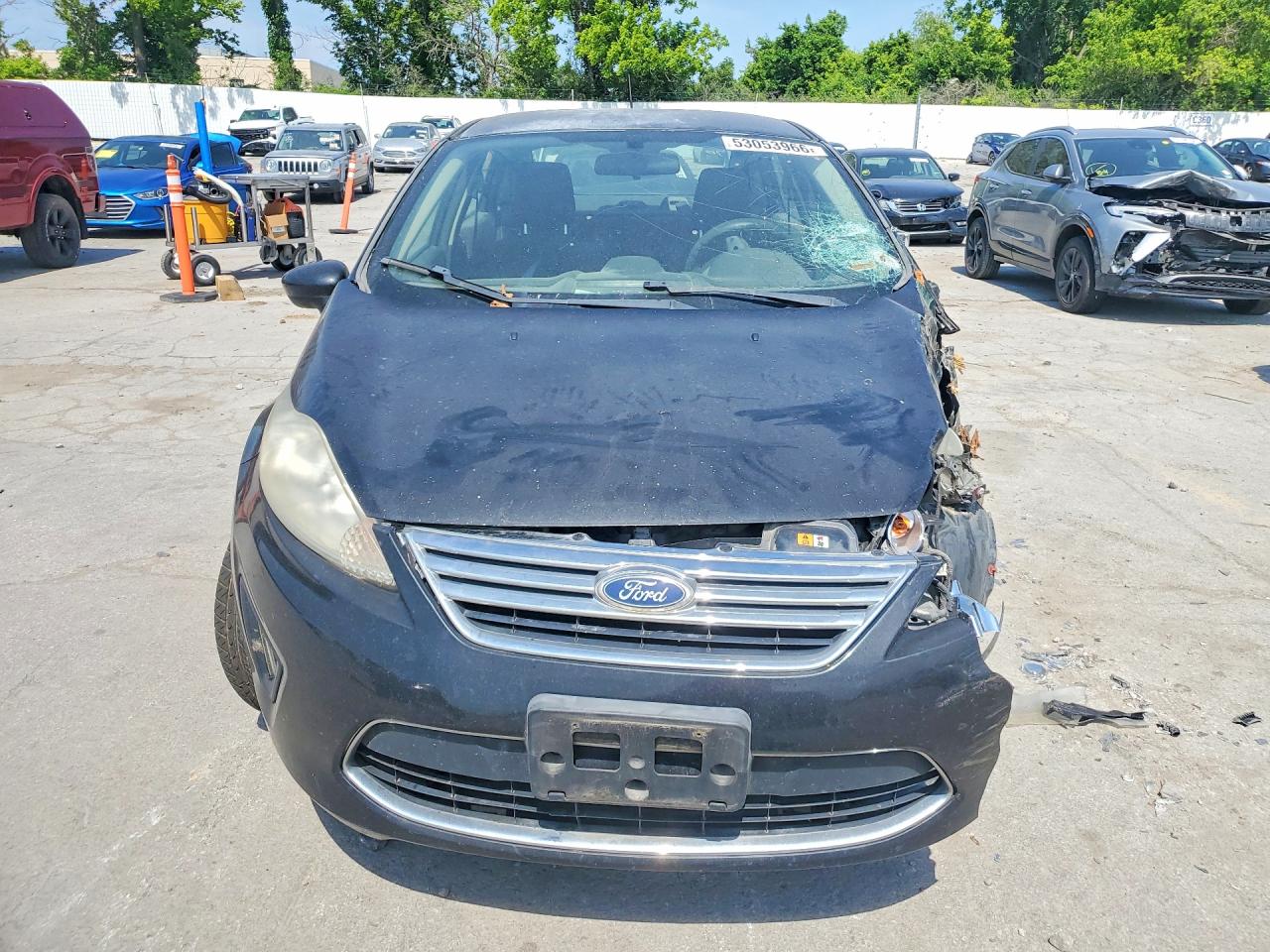 2011 Ford Fiesta Se Black vin: 3FADP4BJ1BM116601