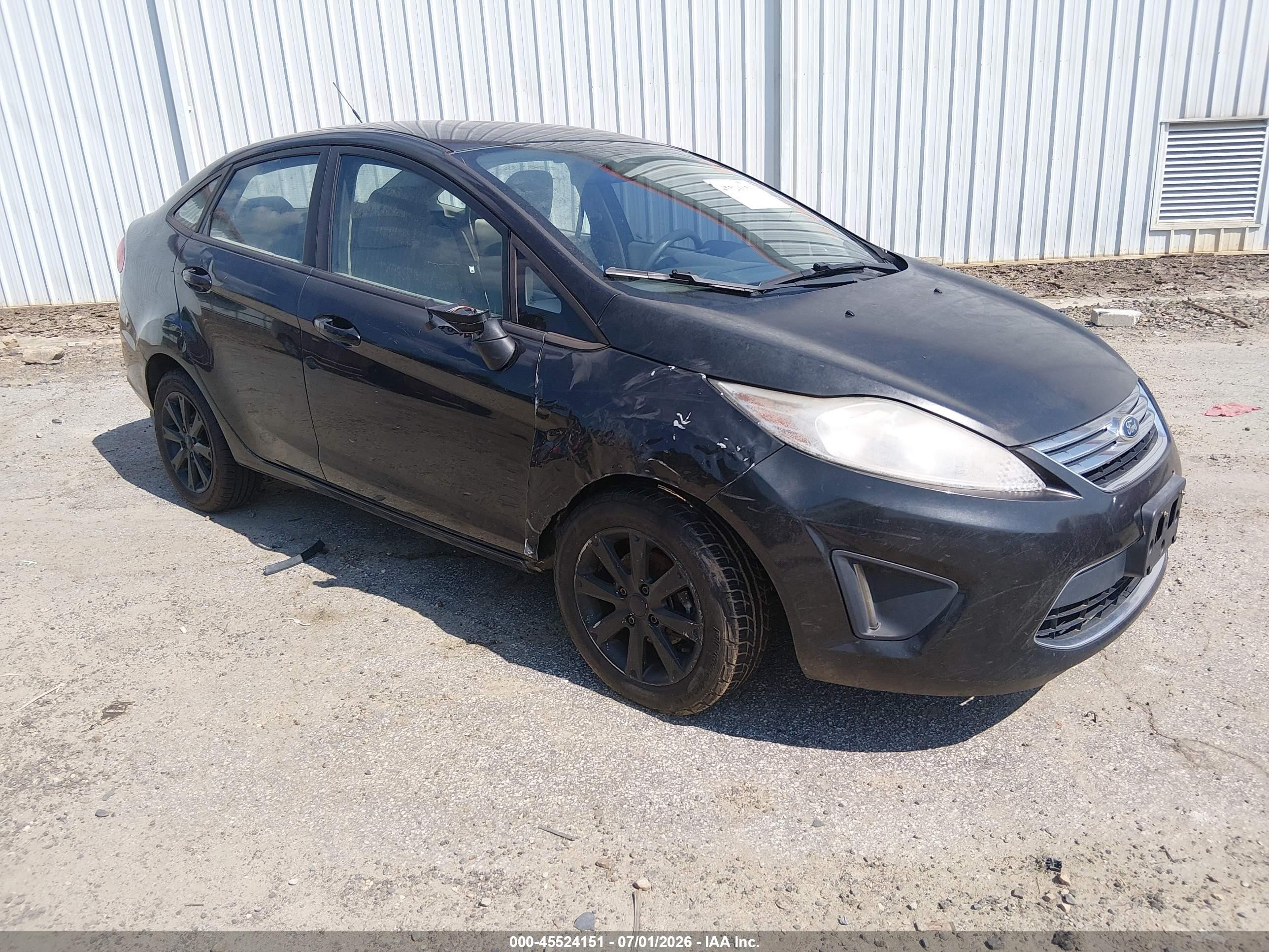 2011 Ford Fiesta Se Black vin: 3FADP4BJ1BM170366