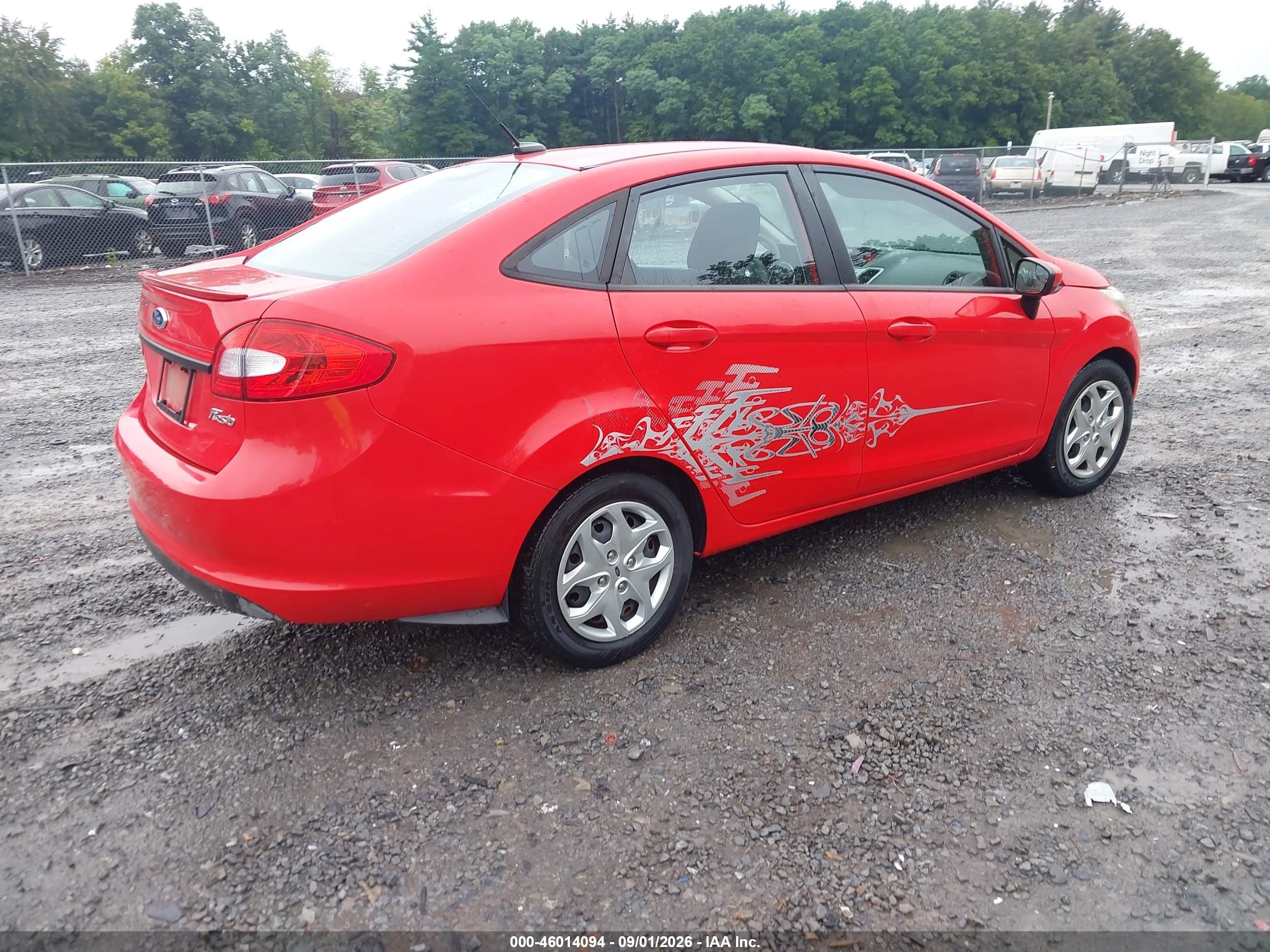 2012 Ford Fiesta Se Красный vin: 3FADP4BJ1CM110461