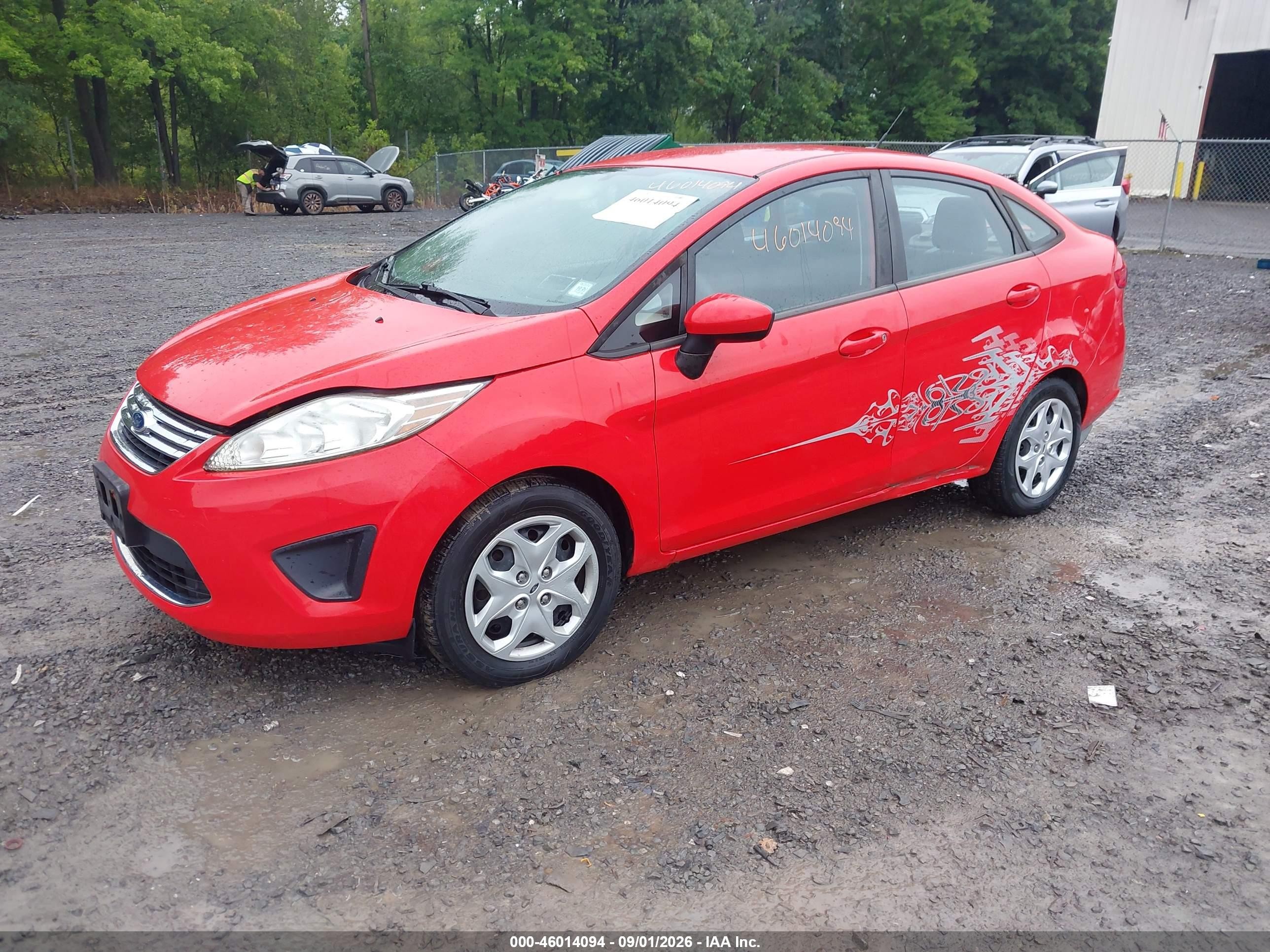 2012 Ford Fiesta Se Красный vin: 3FADP4BJ1CM110461