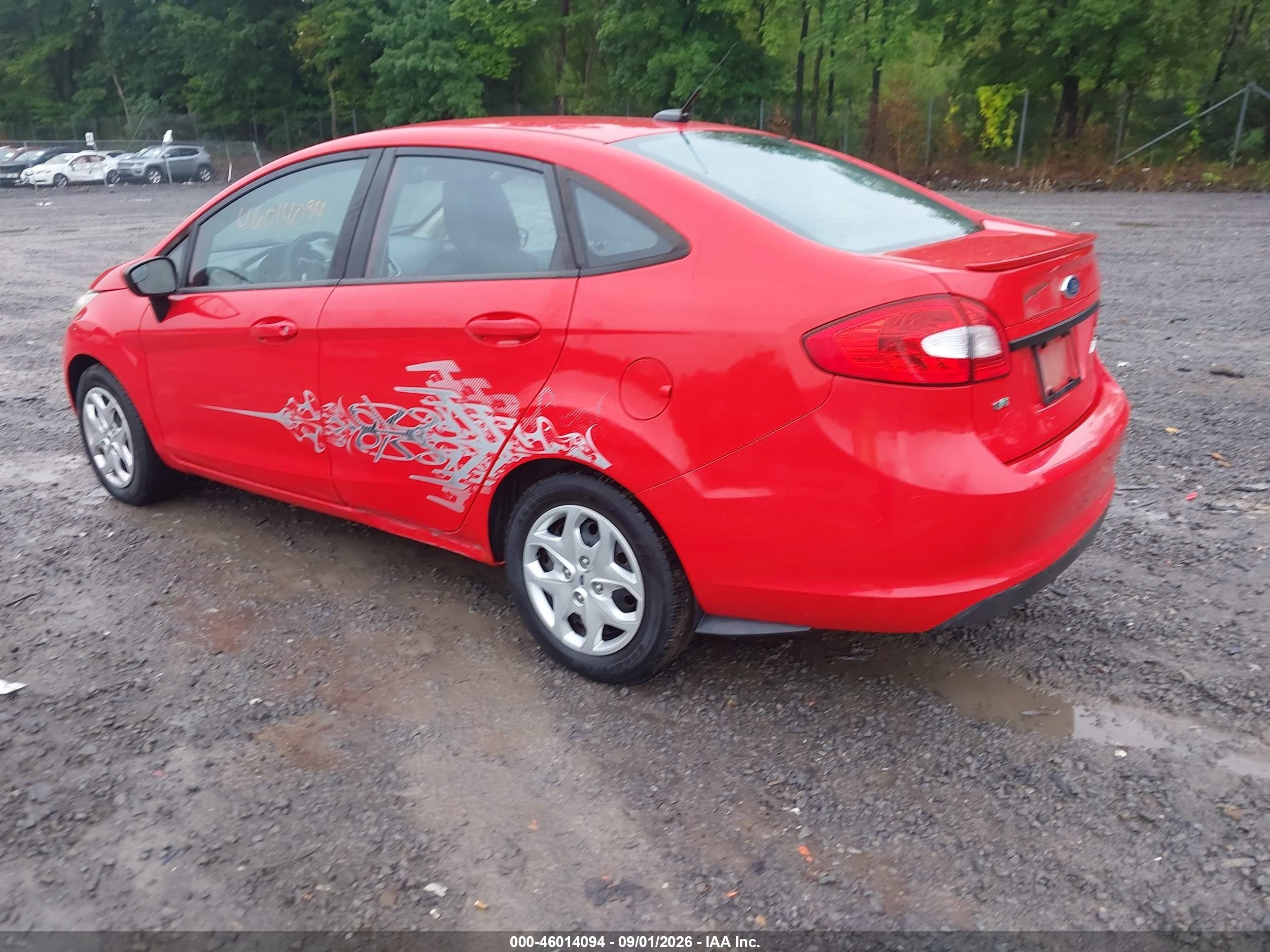 2012 Ford Fiesta Se Красный vin: 3FADP4BJ1CM110461