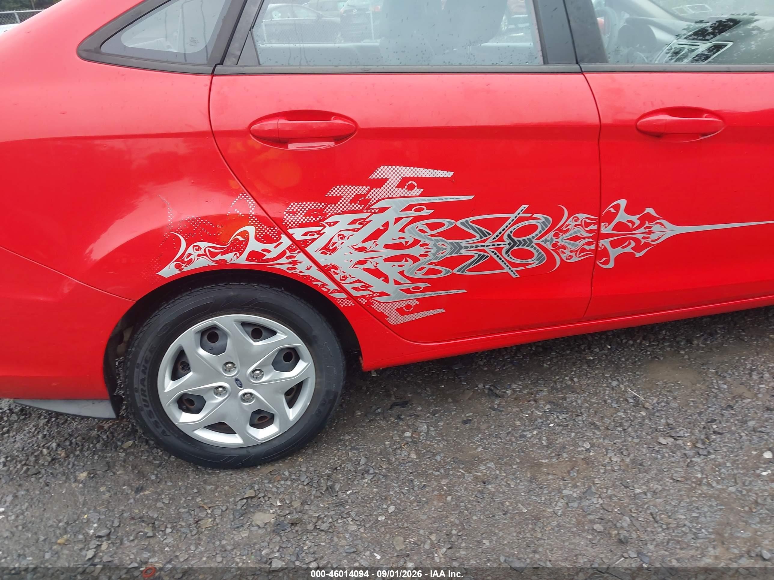 2012 Ford Fiesta Se Красный vin: 3FADP4BJ1CM110461