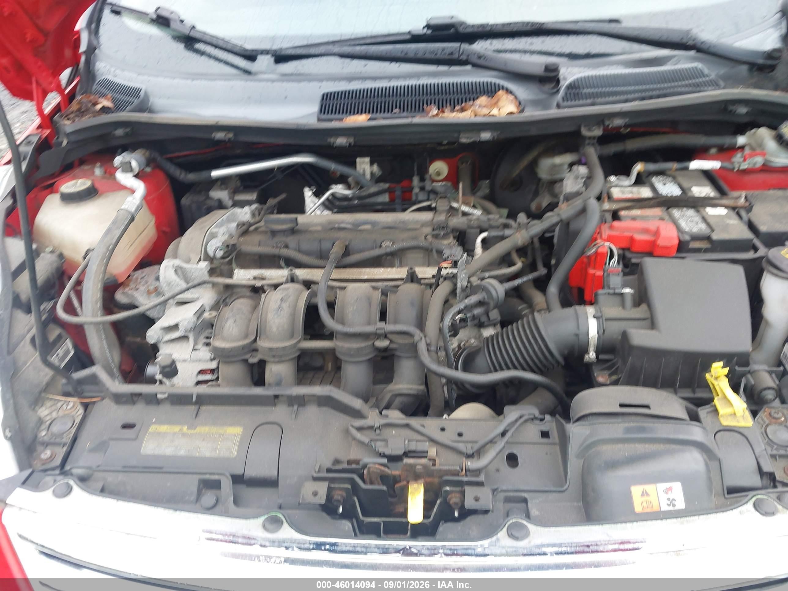 2012 Ford Fiesta Se Красный vin: 3FADP4BJ1CM110461