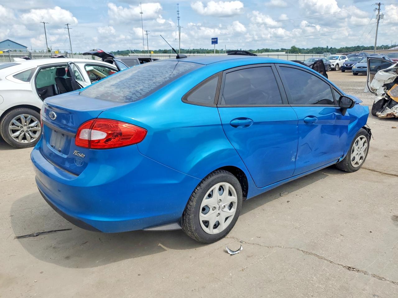 2012 Ford Fiesta Se Blue vin: 3FADP4BJ1CM125591