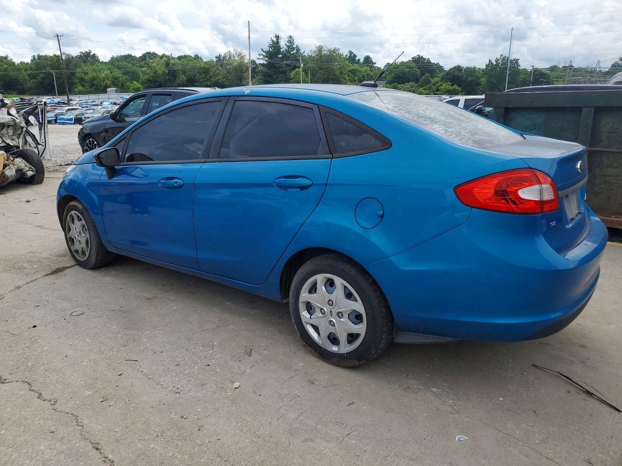 2012 Ford Fiesta Se Blue vin: 3FADP4BJ1CM125591