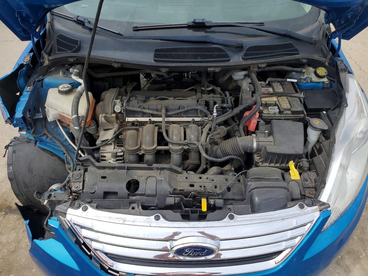 2012 Ford Fiesta Se Blue vin: 3FADP4BJ1CM125591
