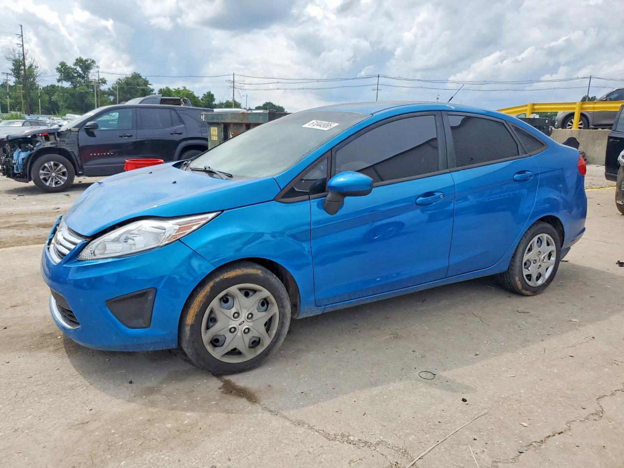 2012 Ford Fiesta Se Blue vin: 3FADP4BJ1CM125591