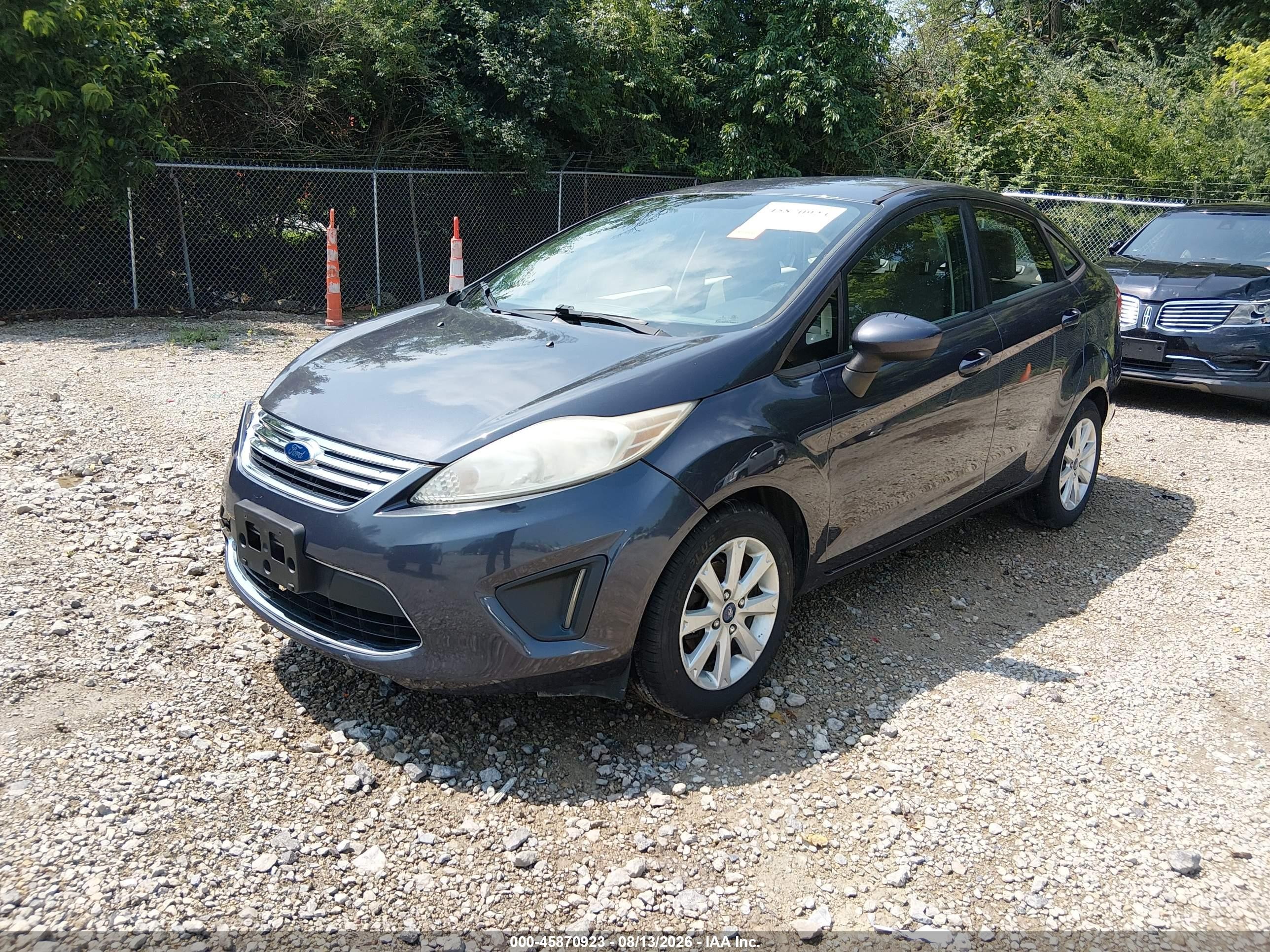 2012 Ford Fiesta Se Синий vin: 3FADP4BJ1CM137417