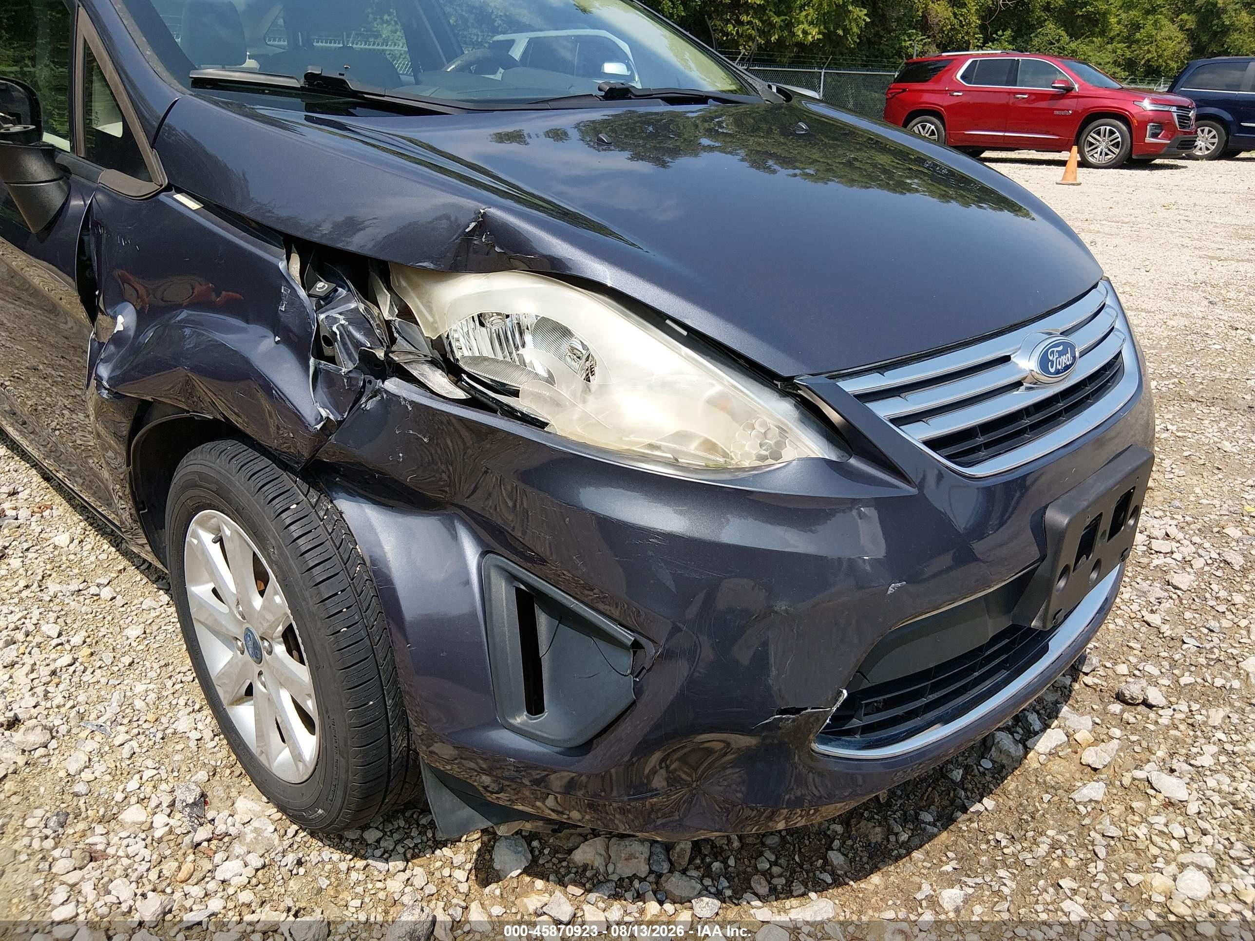 2012 Ford Fiesta Se Синий vin: 3FADP4BJ1CM137417