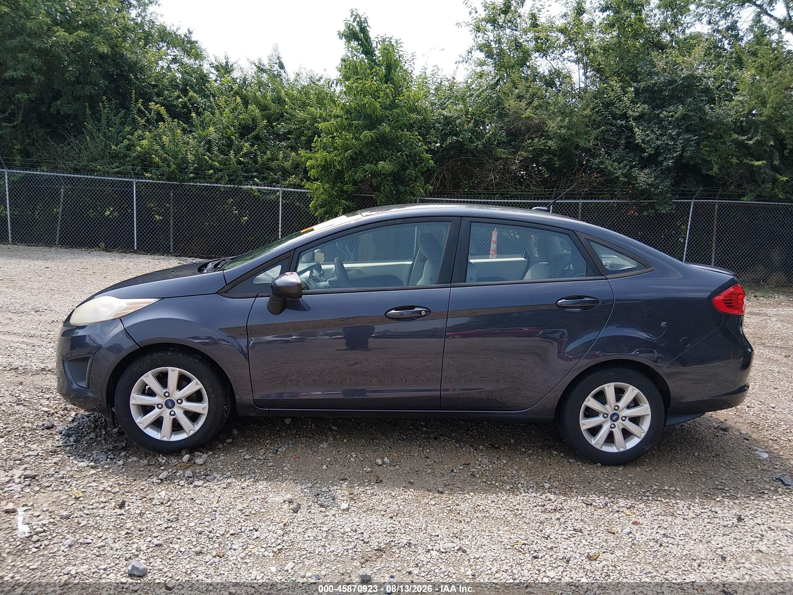 2012 Ford Fiesta Se Синий vin: 3FADP4BJ1CM137417