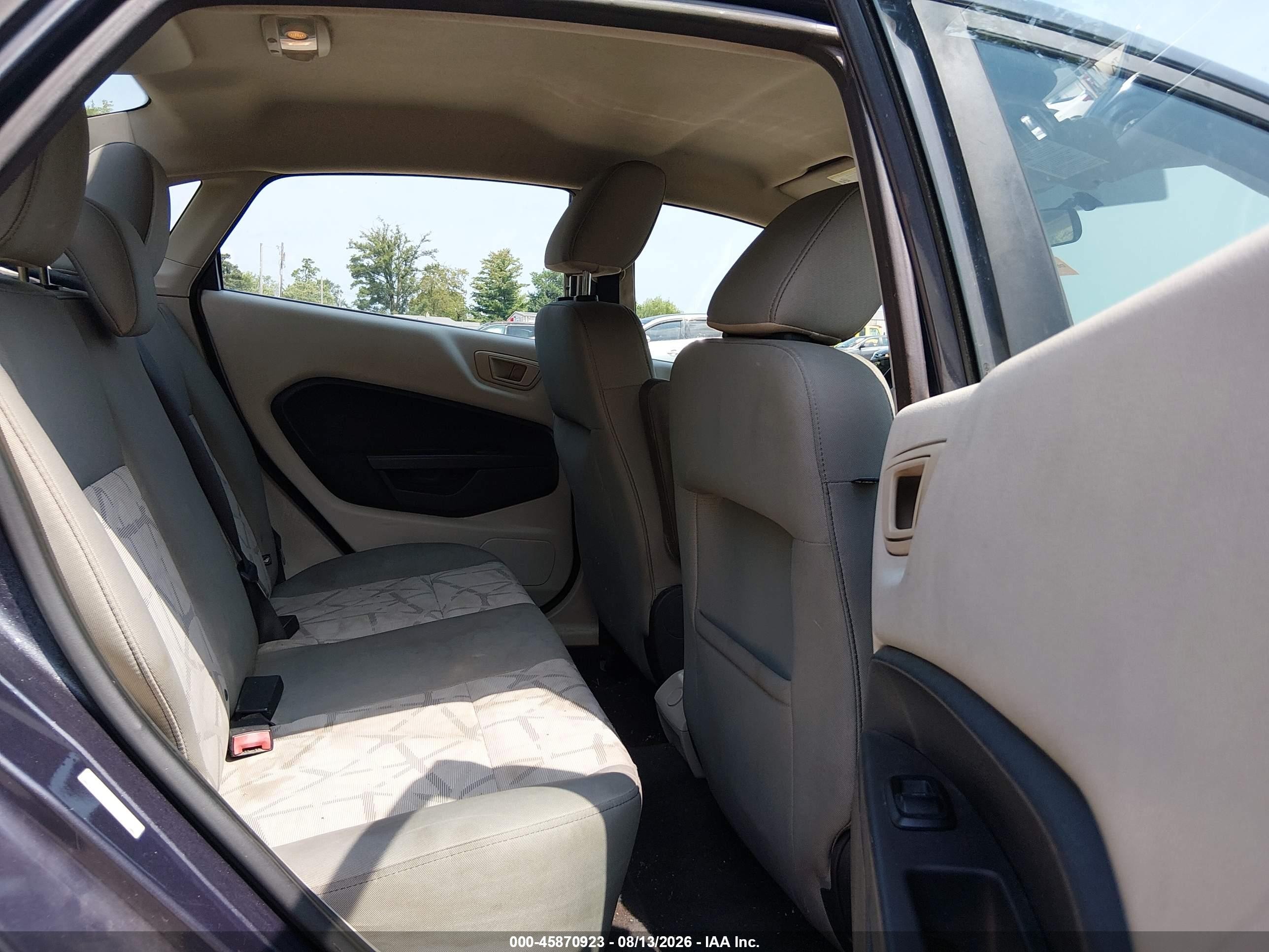 2012 Ford Fiesta Se Синий vin: 3FADP4BJ1CM137417