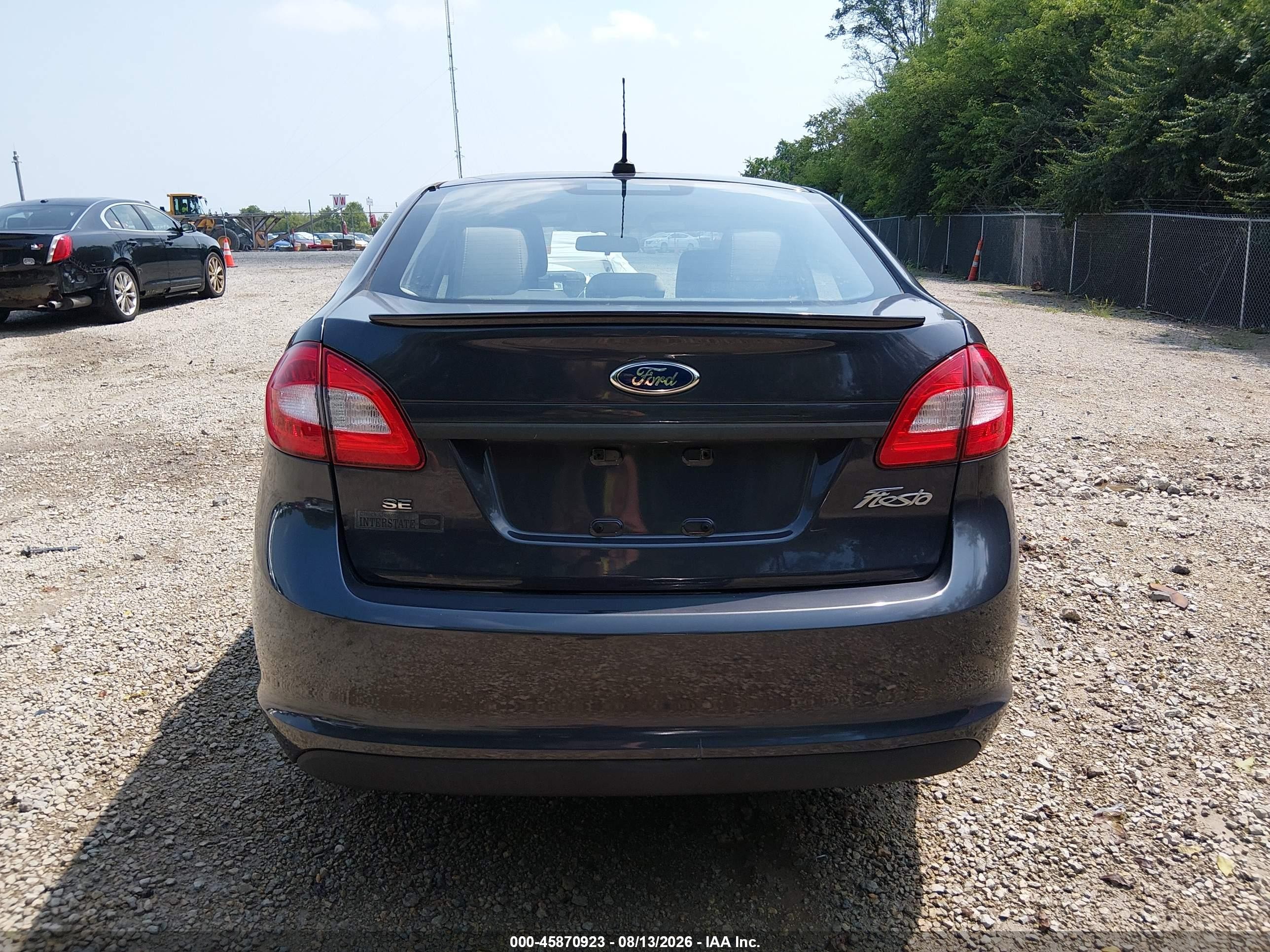 2012 Ford Fiesta Se Синий vin: 3FADP4BJ1CM137417