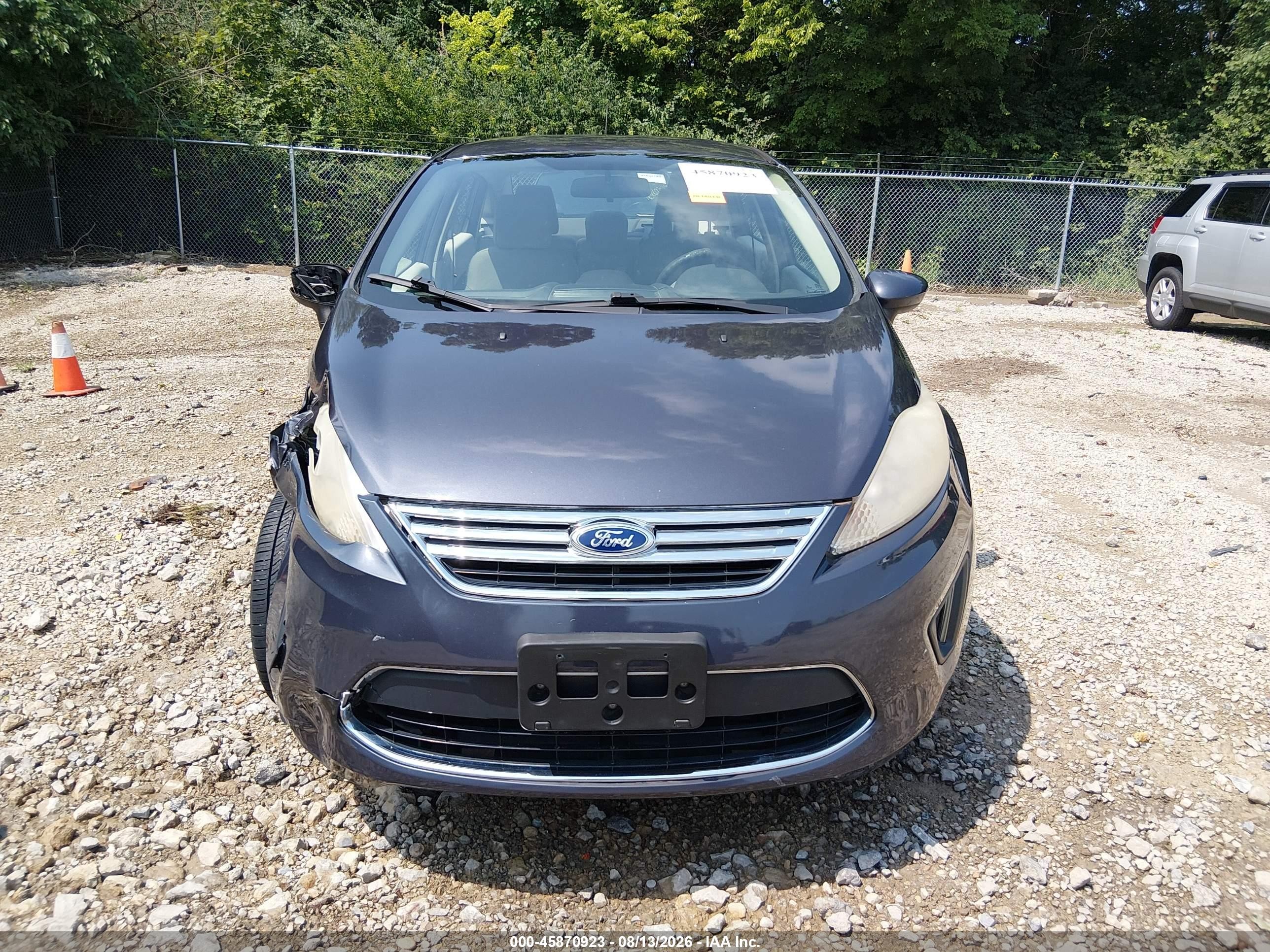 2012 Ford Fiesta Se Синий vin: 3FADP4BJ1CM137417