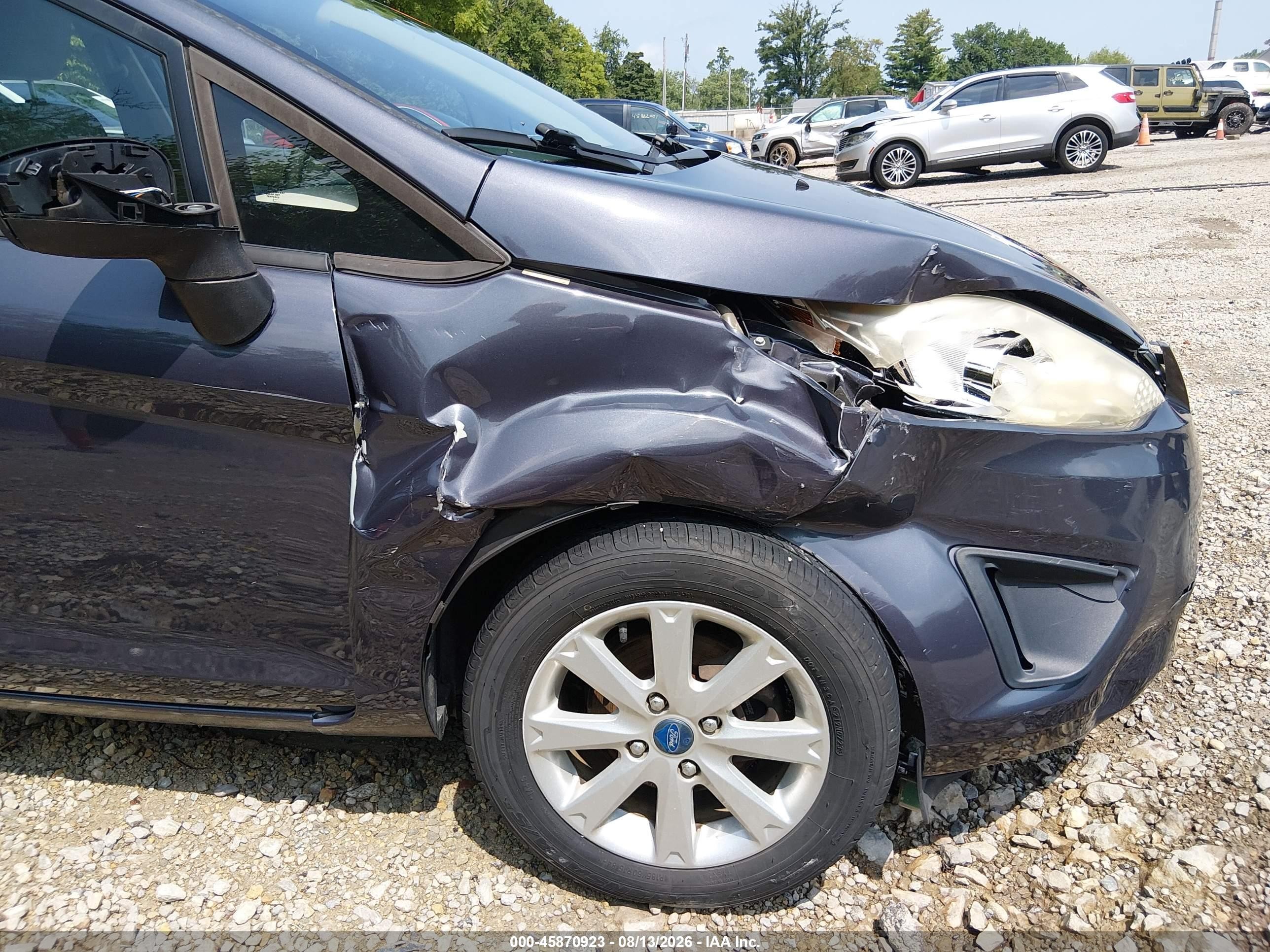 2012 Ford Fiesta Se Синий vin: 3FADP4BJ1CM137417