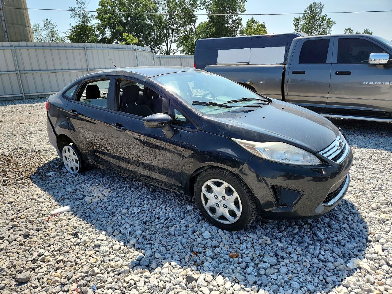 2012 Ford Fiesta Se Black vin: 3FADP4BJ1CM182664