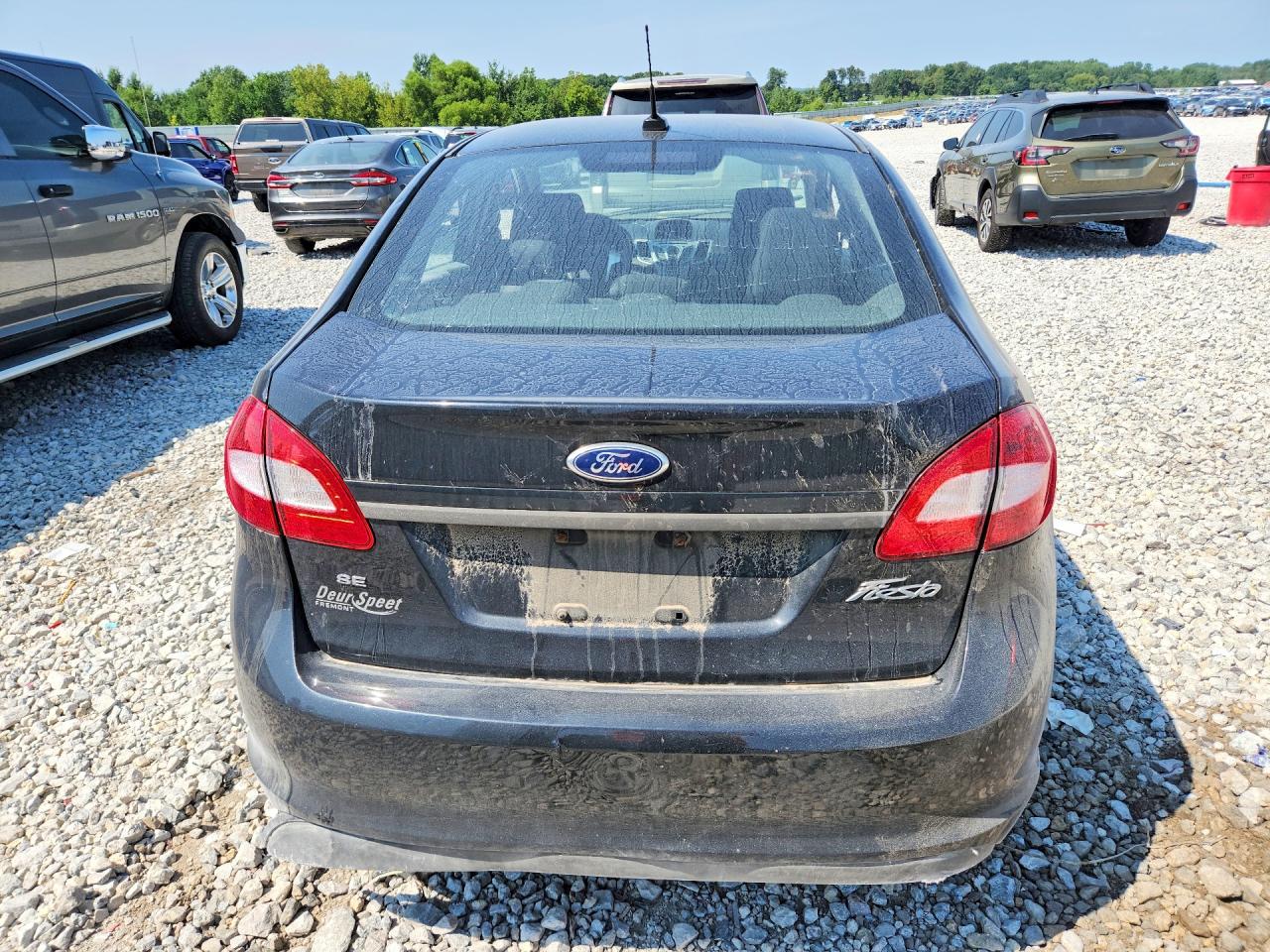 2012 Ford Fiesta Se Black vin: 3FADP4BJ1CM182664