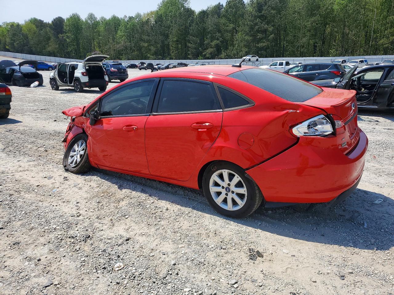 2012 Ford Fiesta Se Red vin: 3FADP4BJ1CM198525