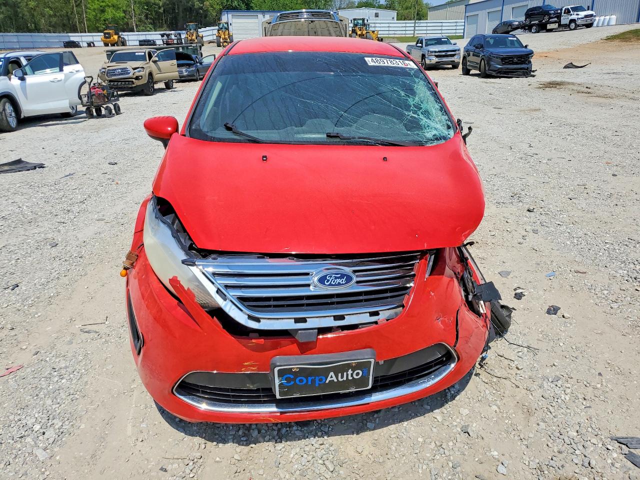 2012 Ford Fiesta Se Red vin: 3FADP4BJ1CM198525
