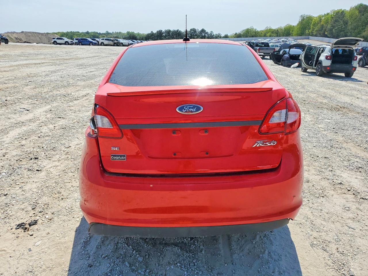 2012 Ford Fiesta Se Red vin: 3FADP4BJ1CM198525