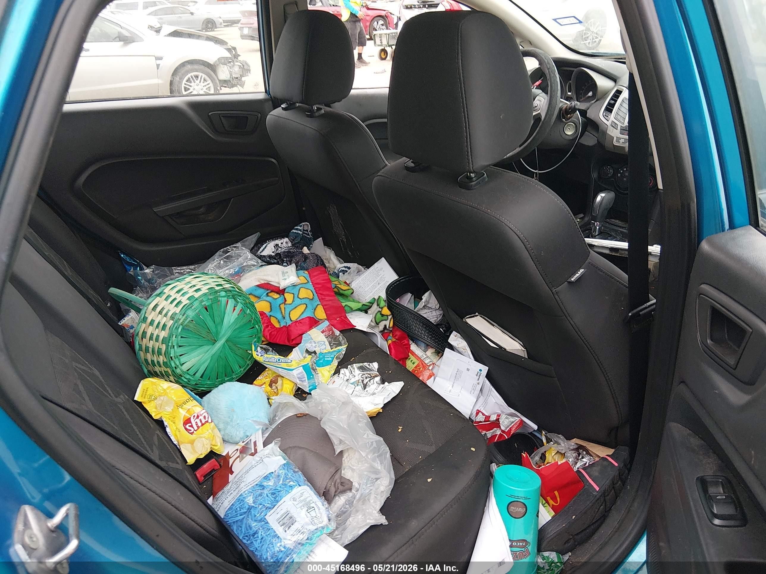 2012 Ford Fiesta Se Blue vin: 3FADP4BJ1CM199044