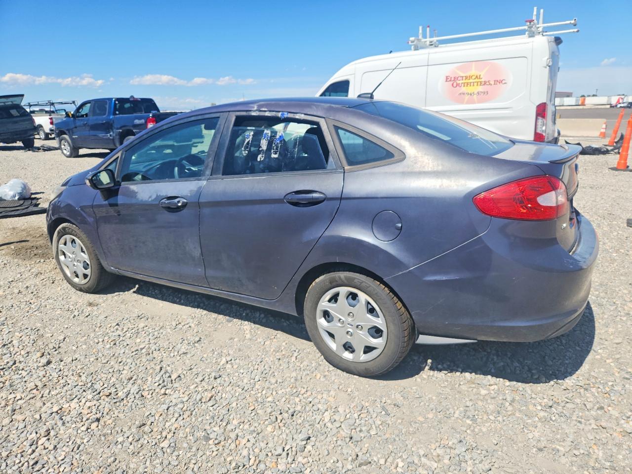 2013 Ford Fiesta Se Gray vin: 3FADP4BJ1DM183749