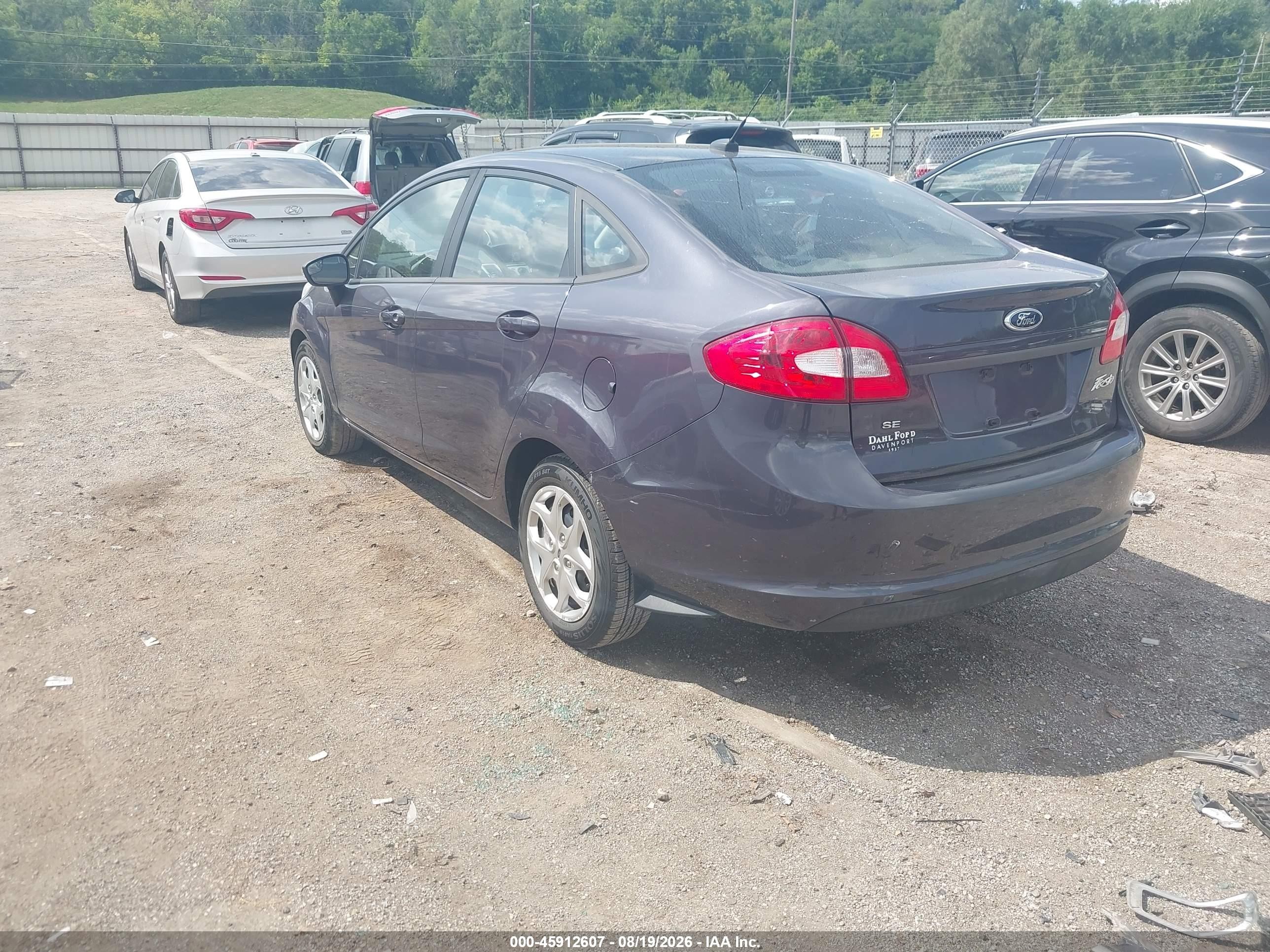 2013 Ford Fiesta Se Синий vin: 3FADP4BJ1DM184321